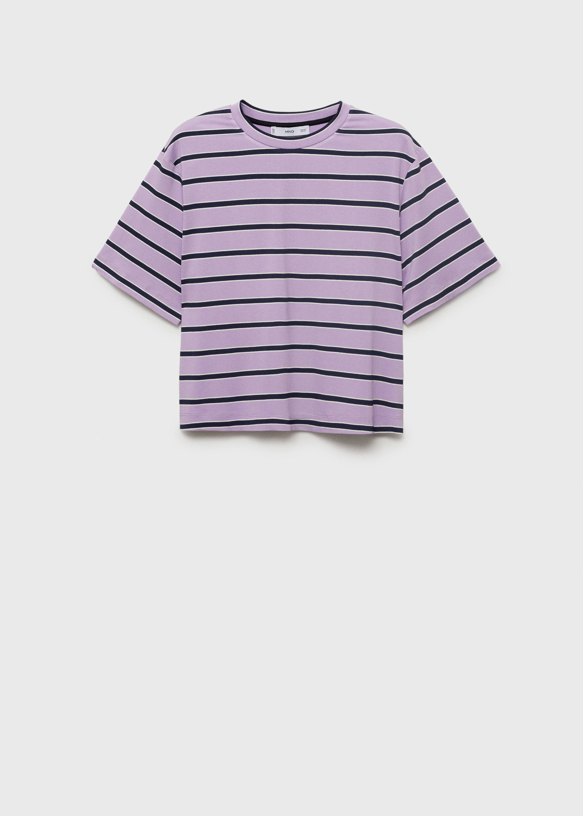Striped oversized t-shirt - Article without model