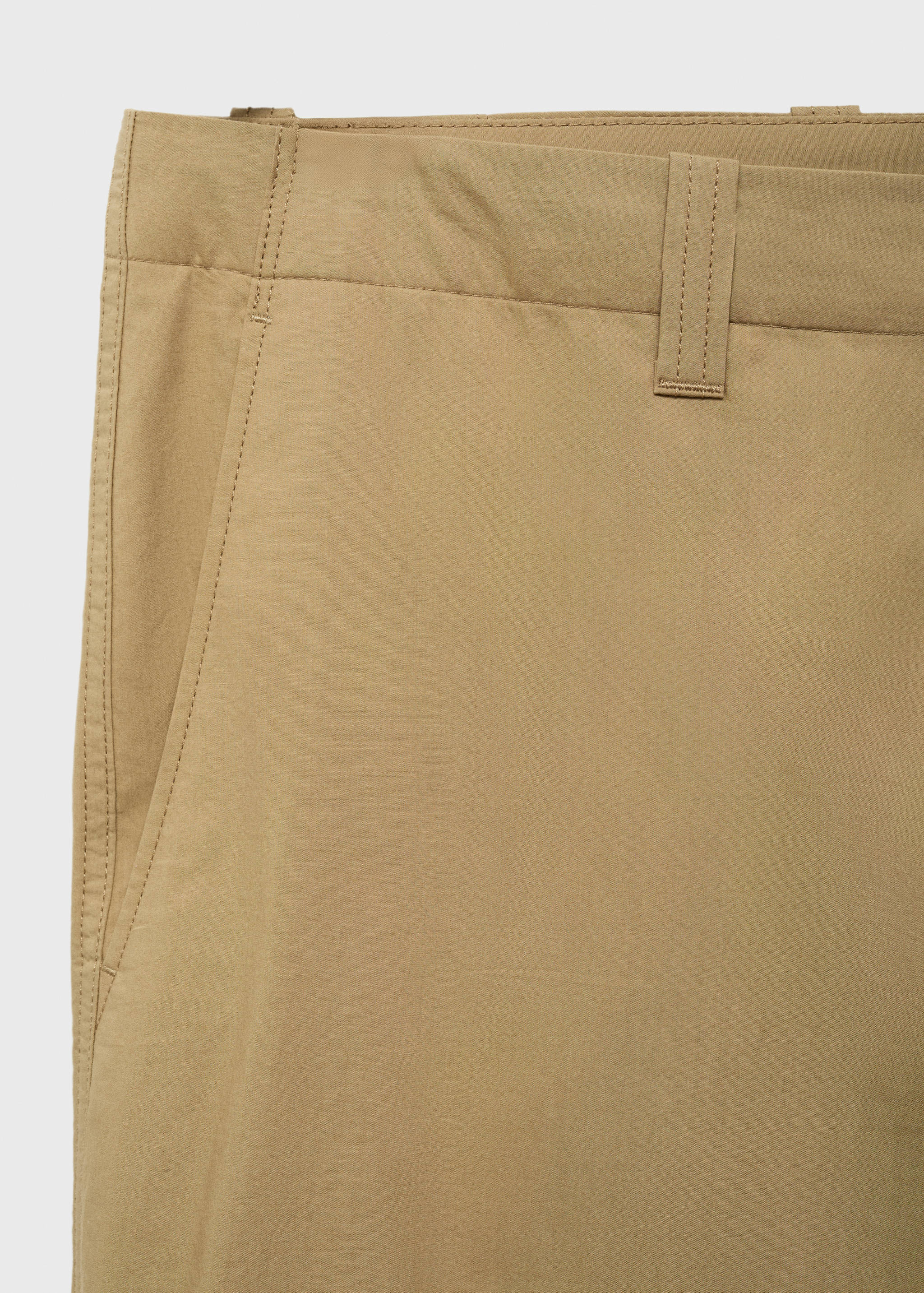 100% straight-fit cotton trousers - Details of the article 8