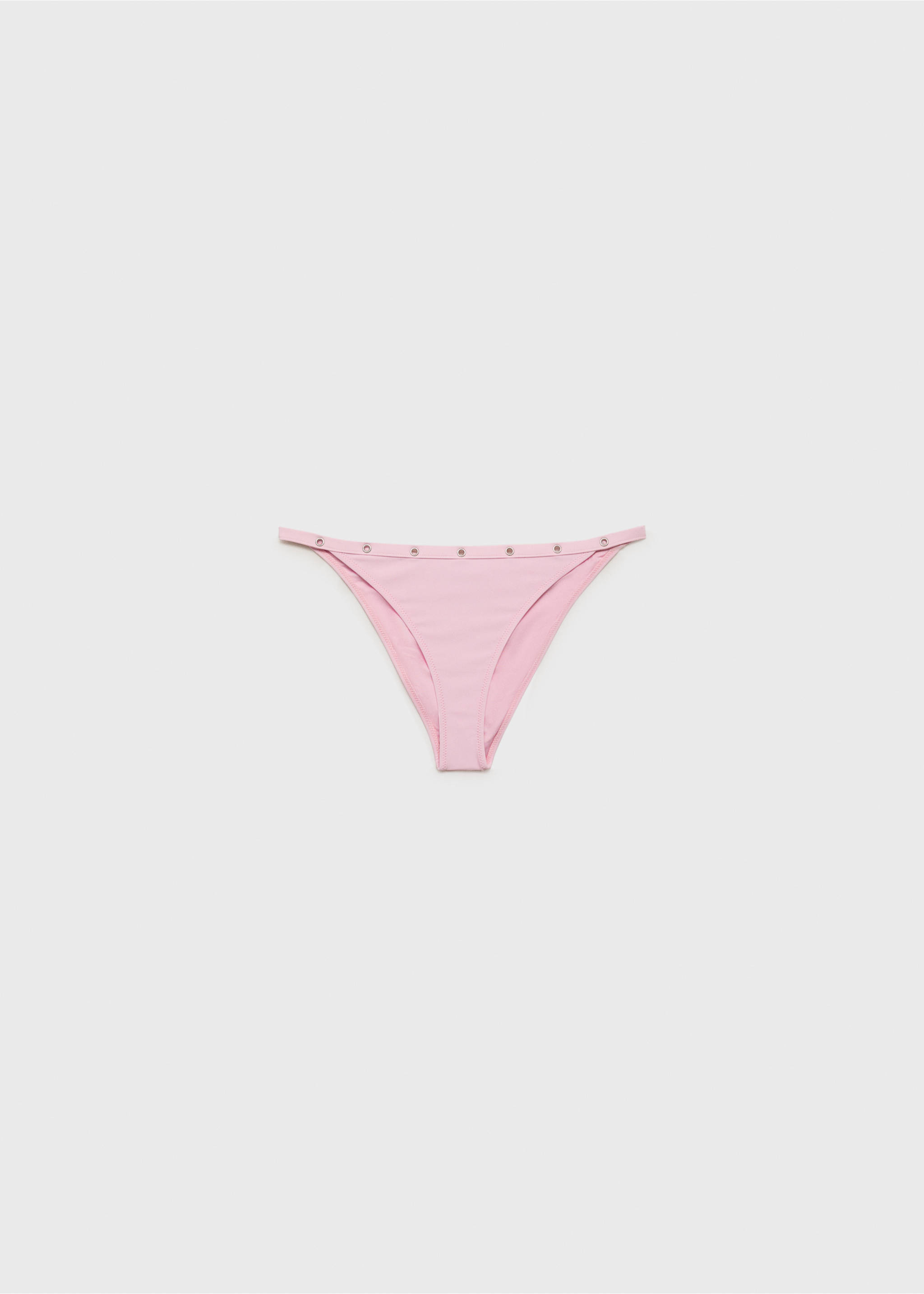 Bikini bottoms with eyelet detail - Article without model, Pink. Ref: 87019211-00.