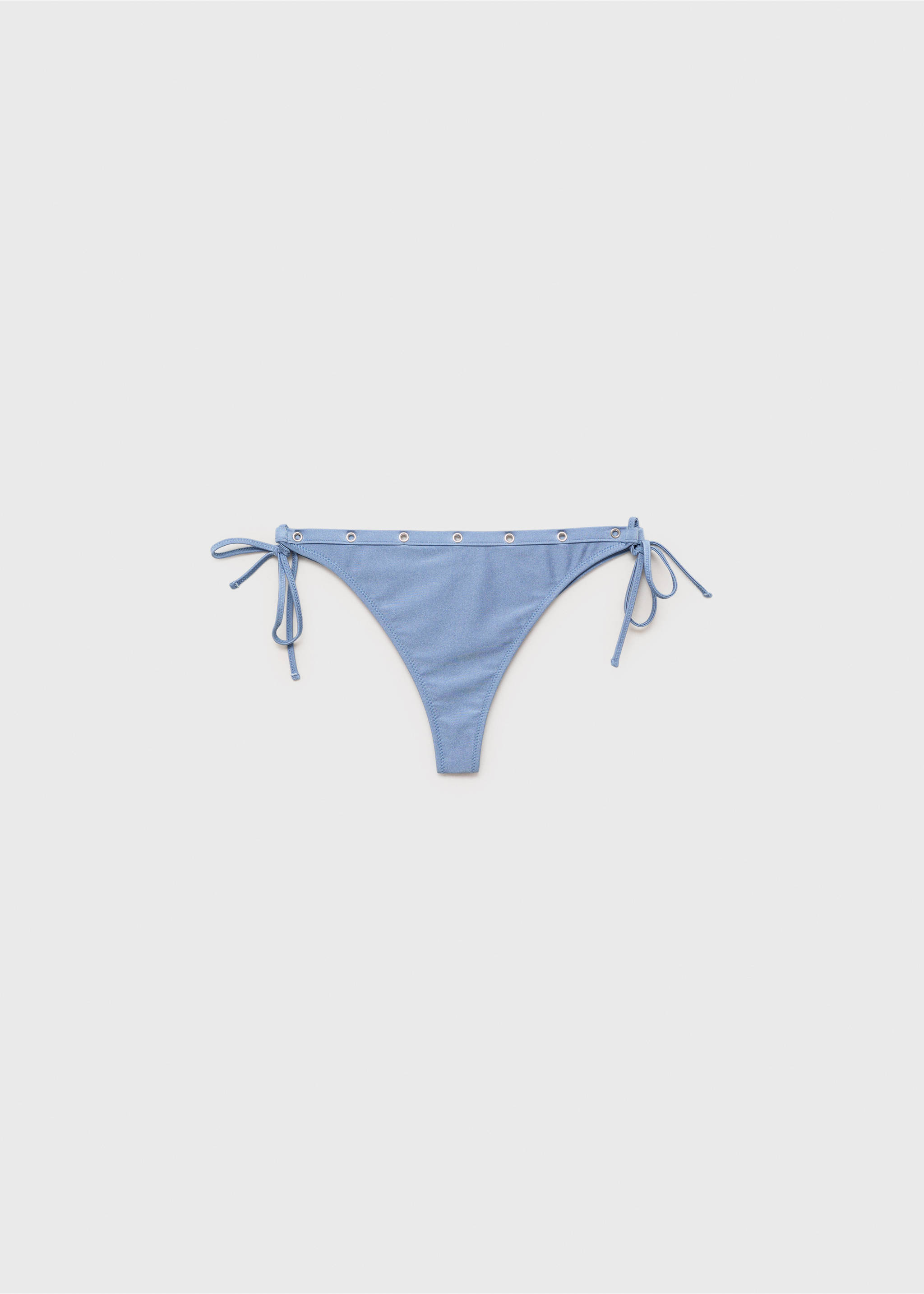Culotte bikini détail œillets - Article sans modèle, Bleu ciel. Ref: 87019212-00.