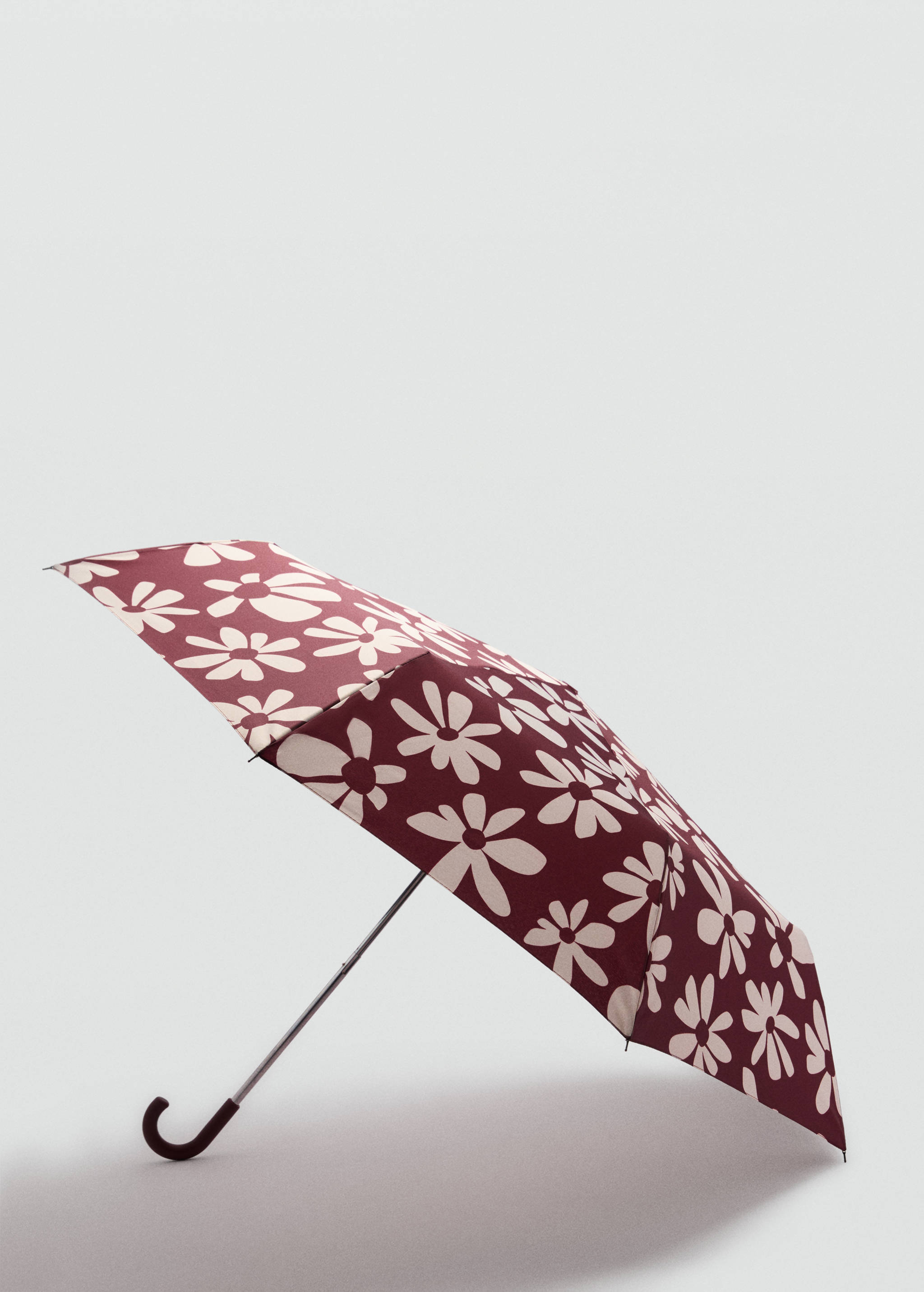 Regenschirm mit Blumenmuster - Mittlere Ansicht