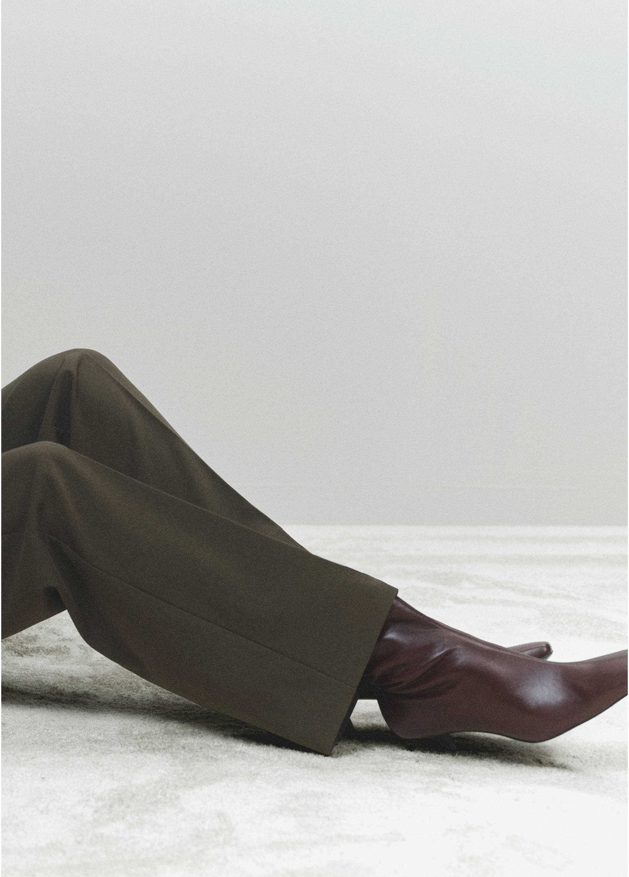 Stivaletti pelle punta quadrata - Piano generale