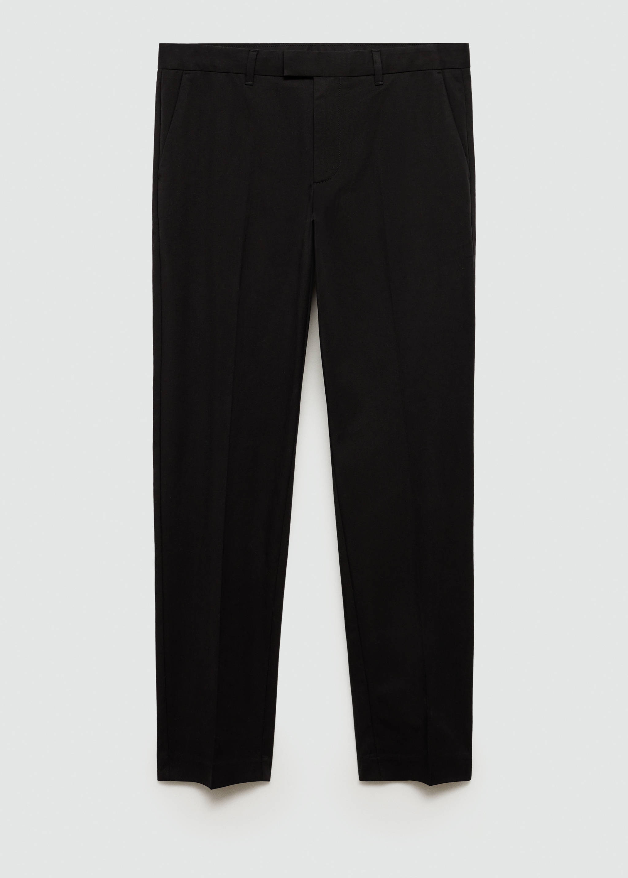 Regular-fit cotton trousers - Article without model