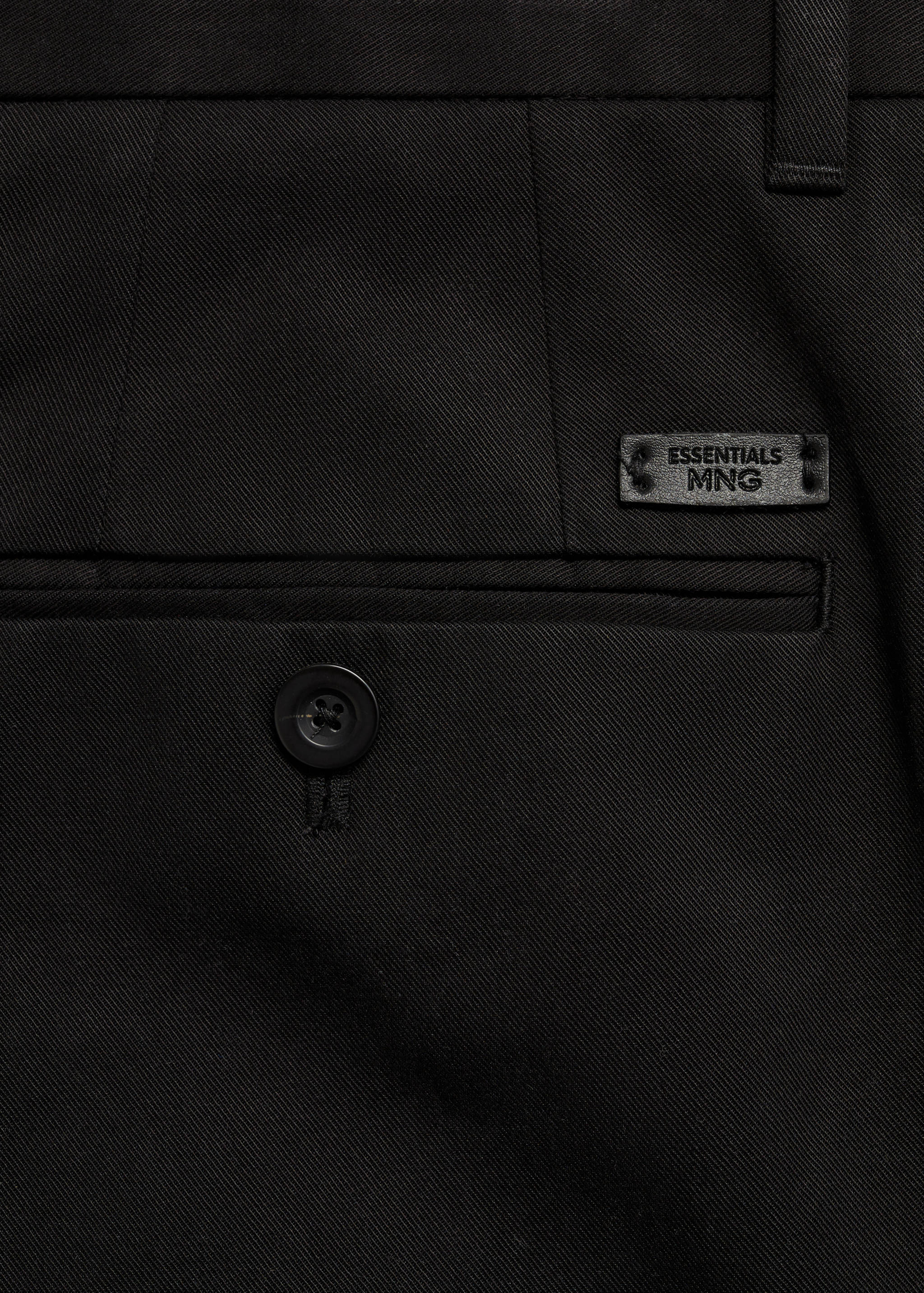 Regular-fit cotton trousers - Details of the article 0