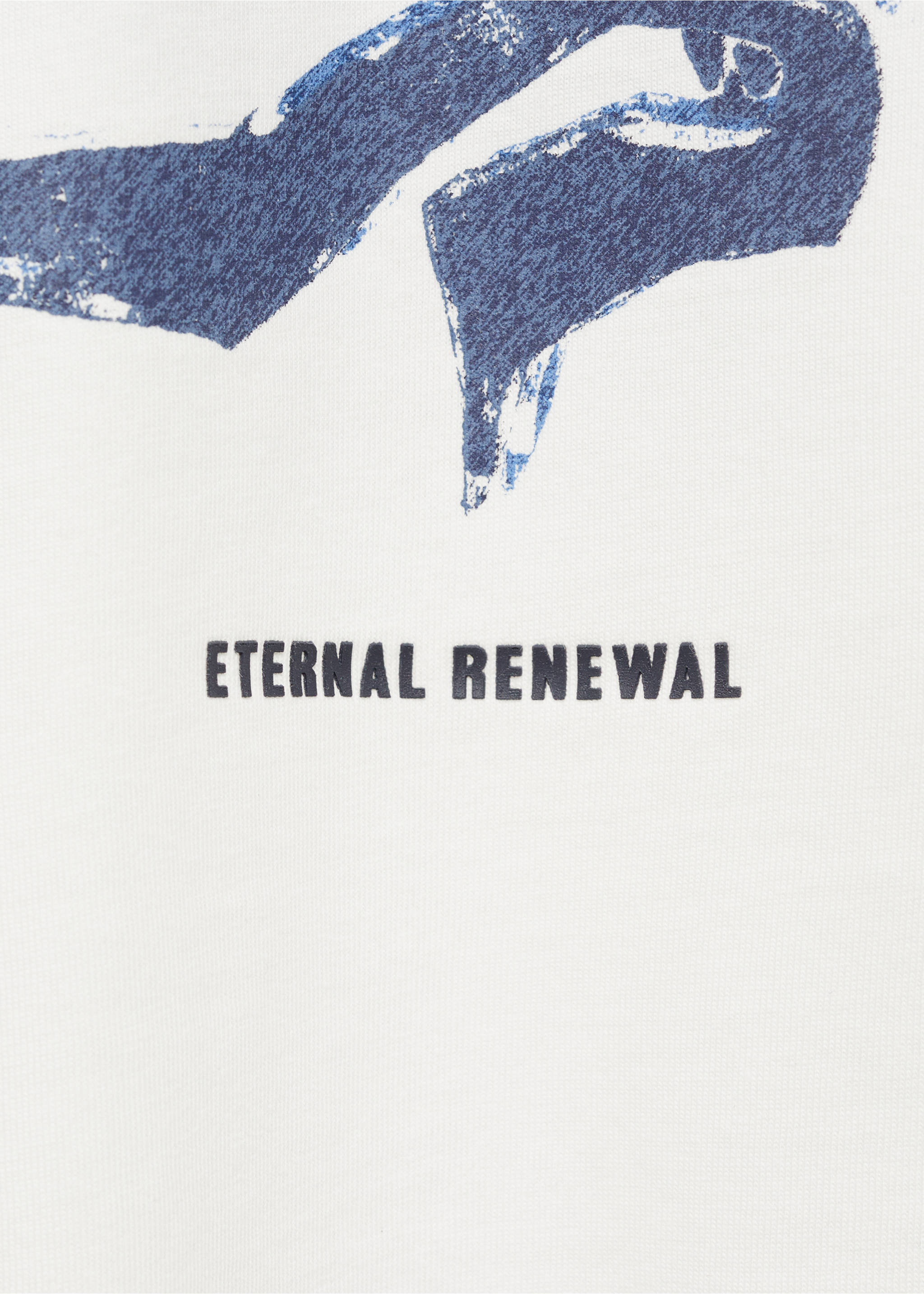 Camiseta 100% algodón estampado gráfico delantero - Detalle del artículo 0, Blanco. Ref: 87020256-00.