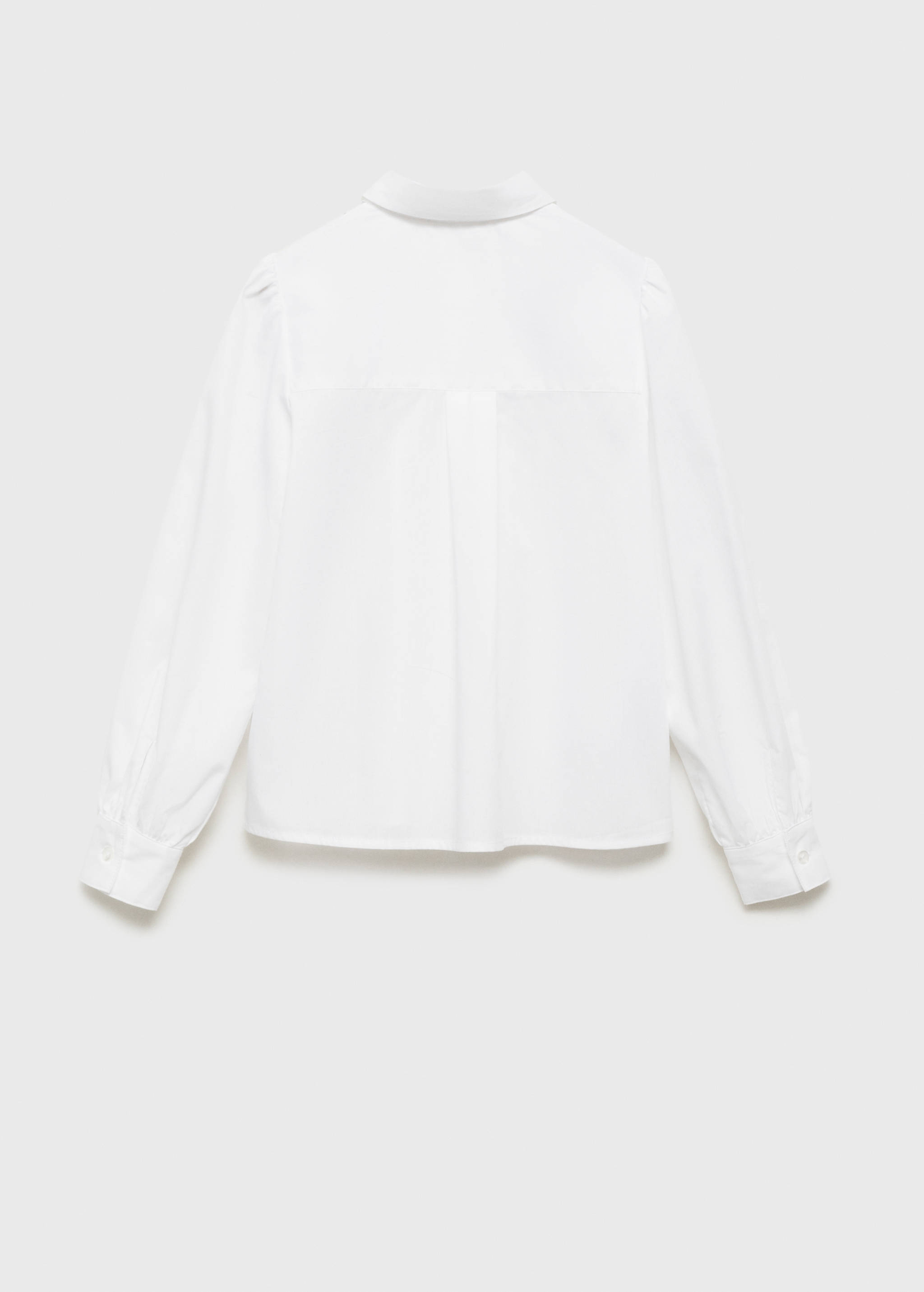 Bavlněná košile se štrasovými knoflíky - Zadní strana zboží