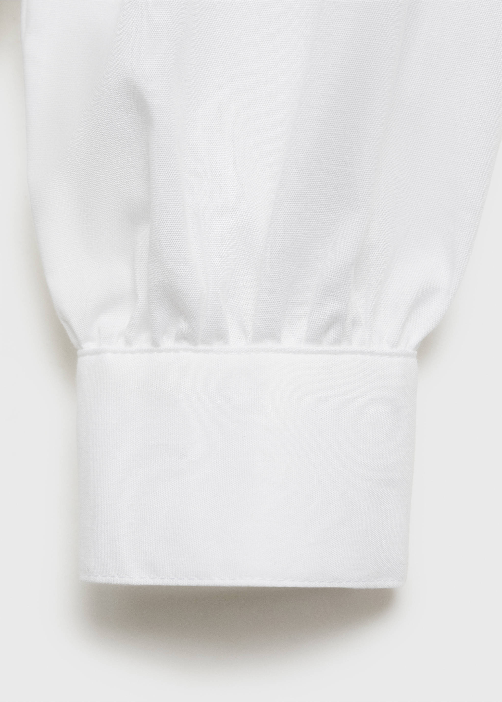 Bavlněná košile se štrasovými knoflíky - Detail zboží 0, Bílá. Ref: 87020258-00.