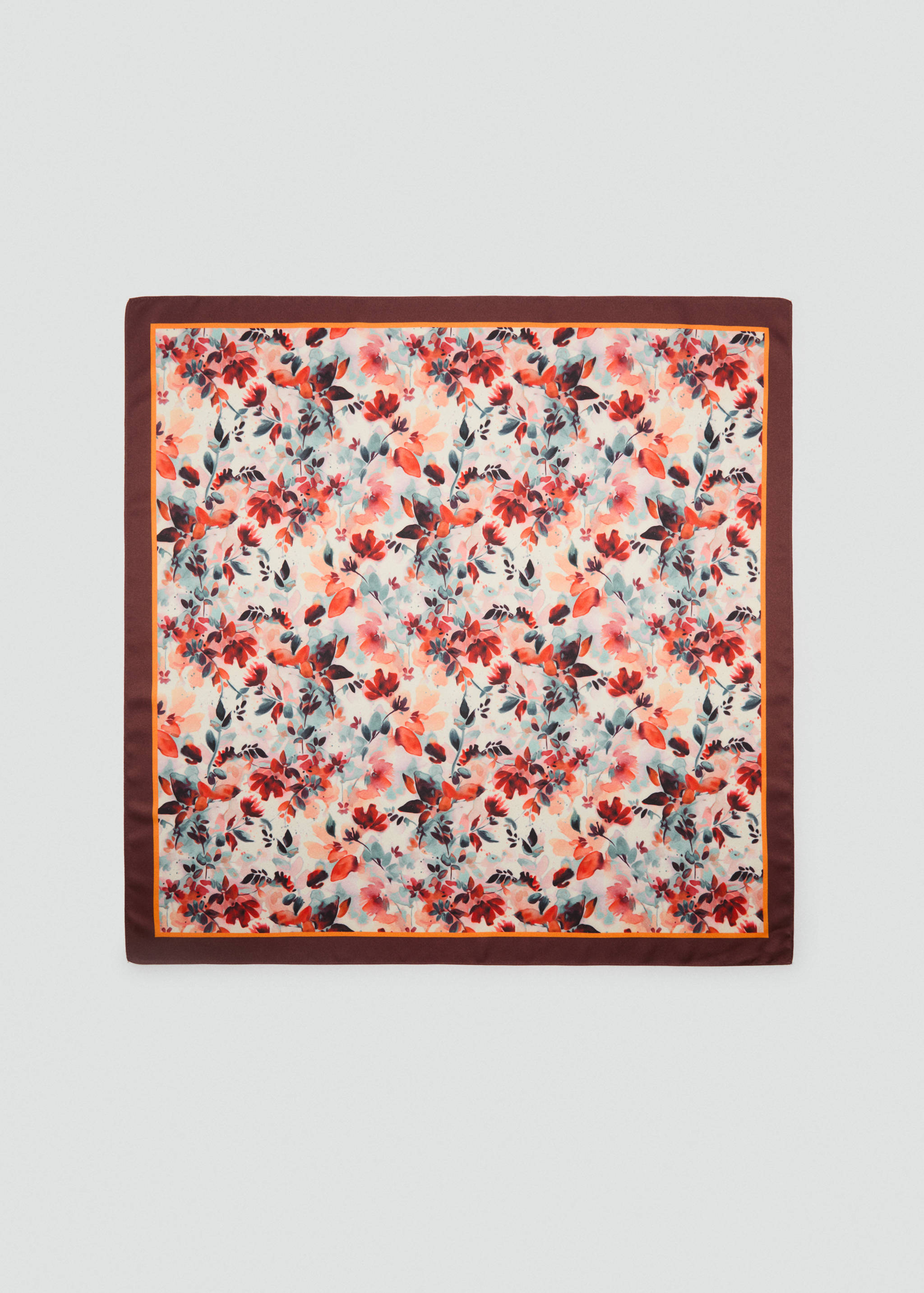 Foulard stampa floreale - Articolo senza modello