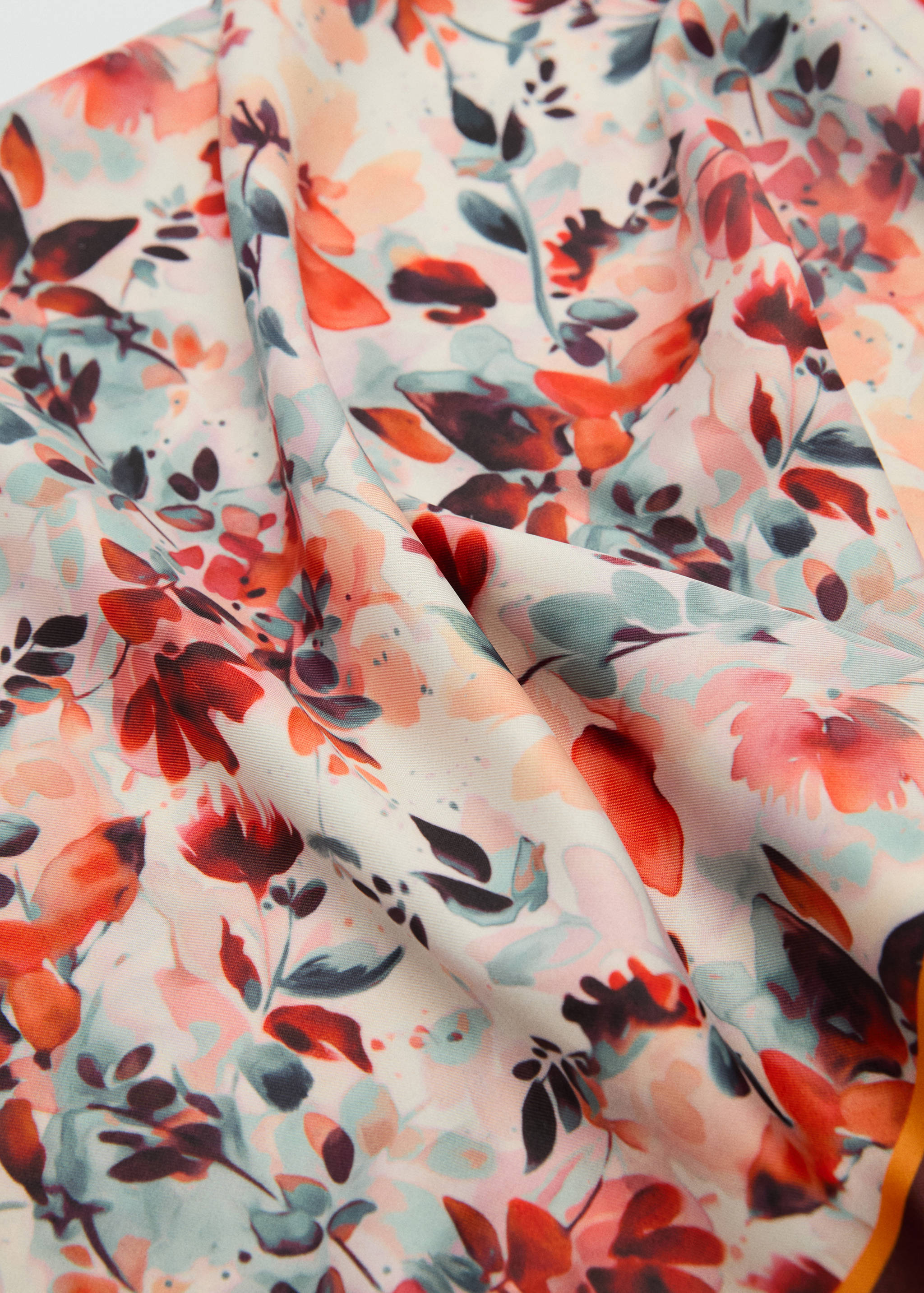 Foulard stampa floreale - Piano medio