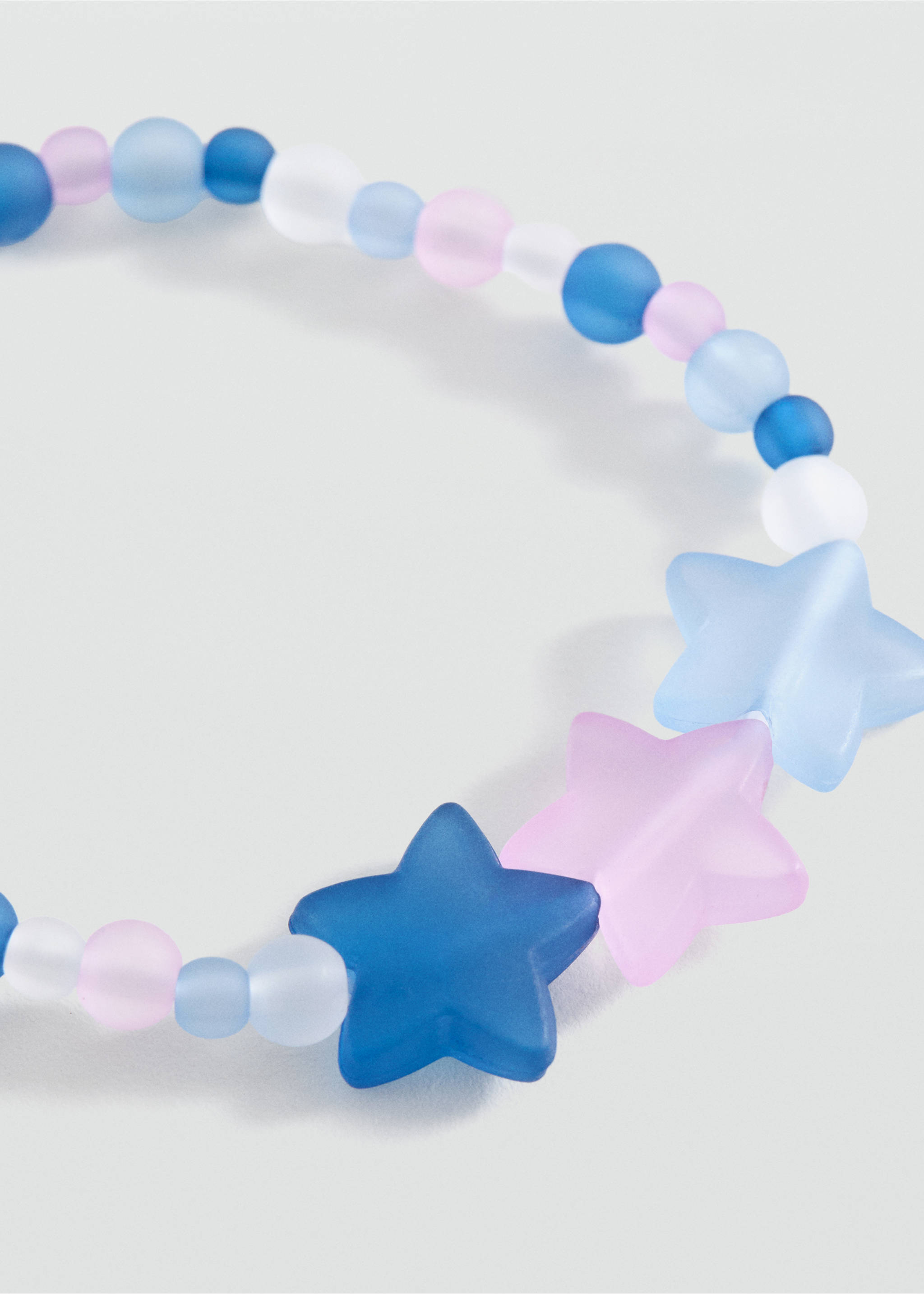 Bracelet and necklace set - Medium plane, Pink. Ref: 87020316-00.