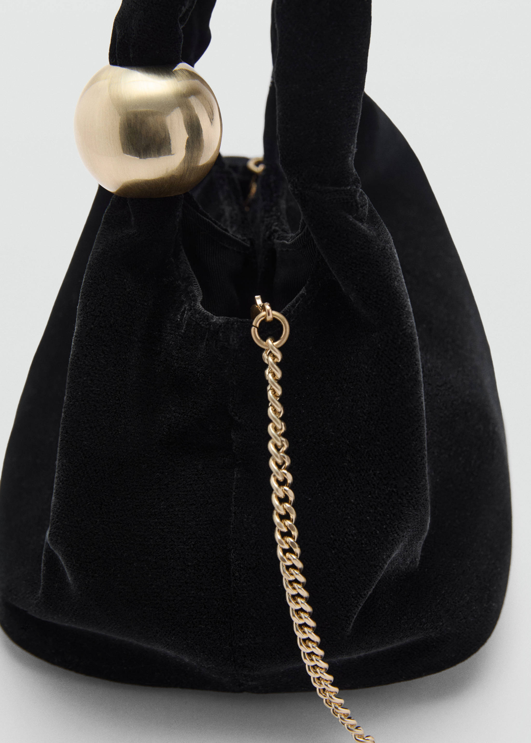 Sac velours détail boule - Détail de l'article 2