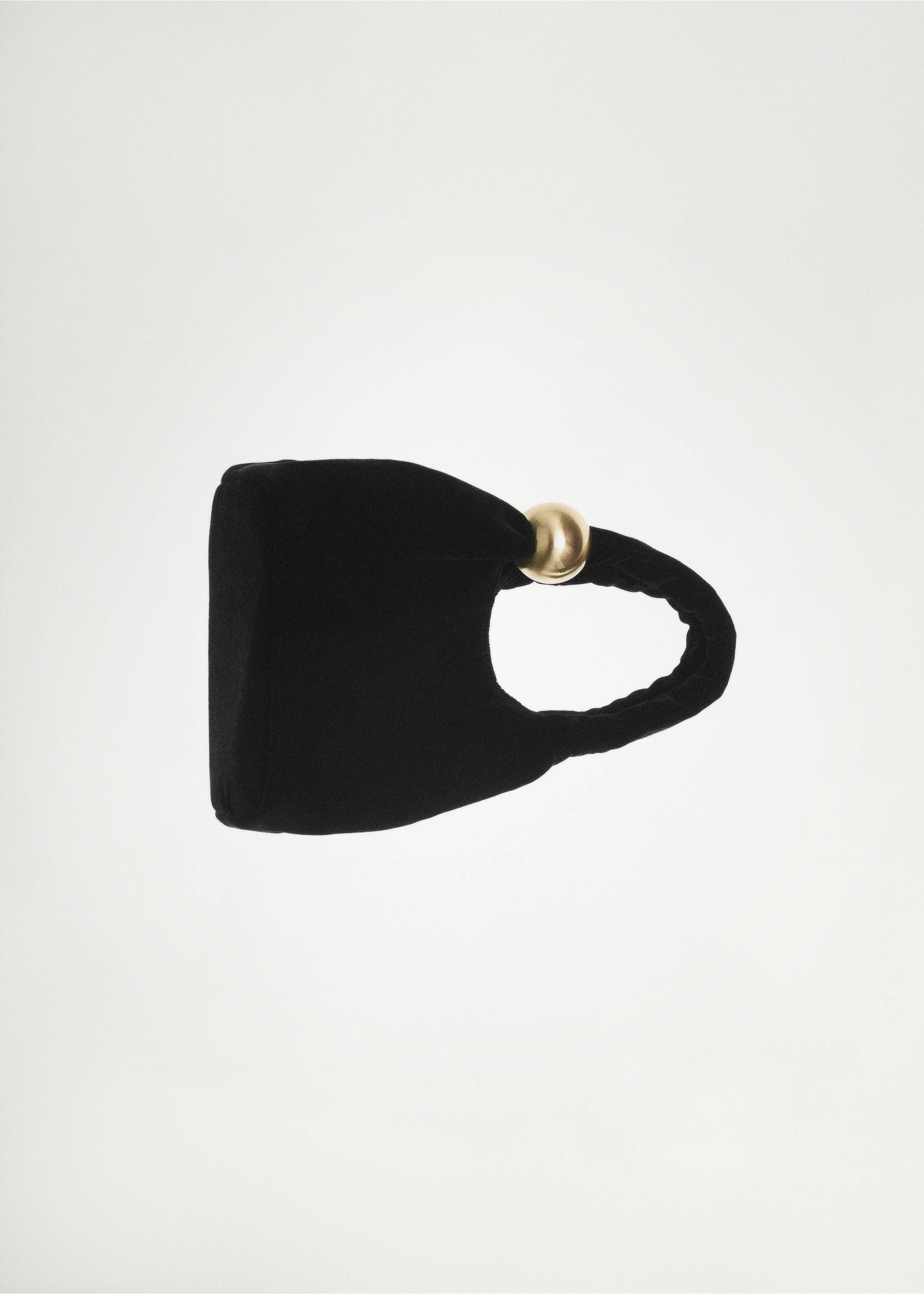 Sac velours détail boule - Détail de l'article 9, Noir. Ref: 87020430-00.