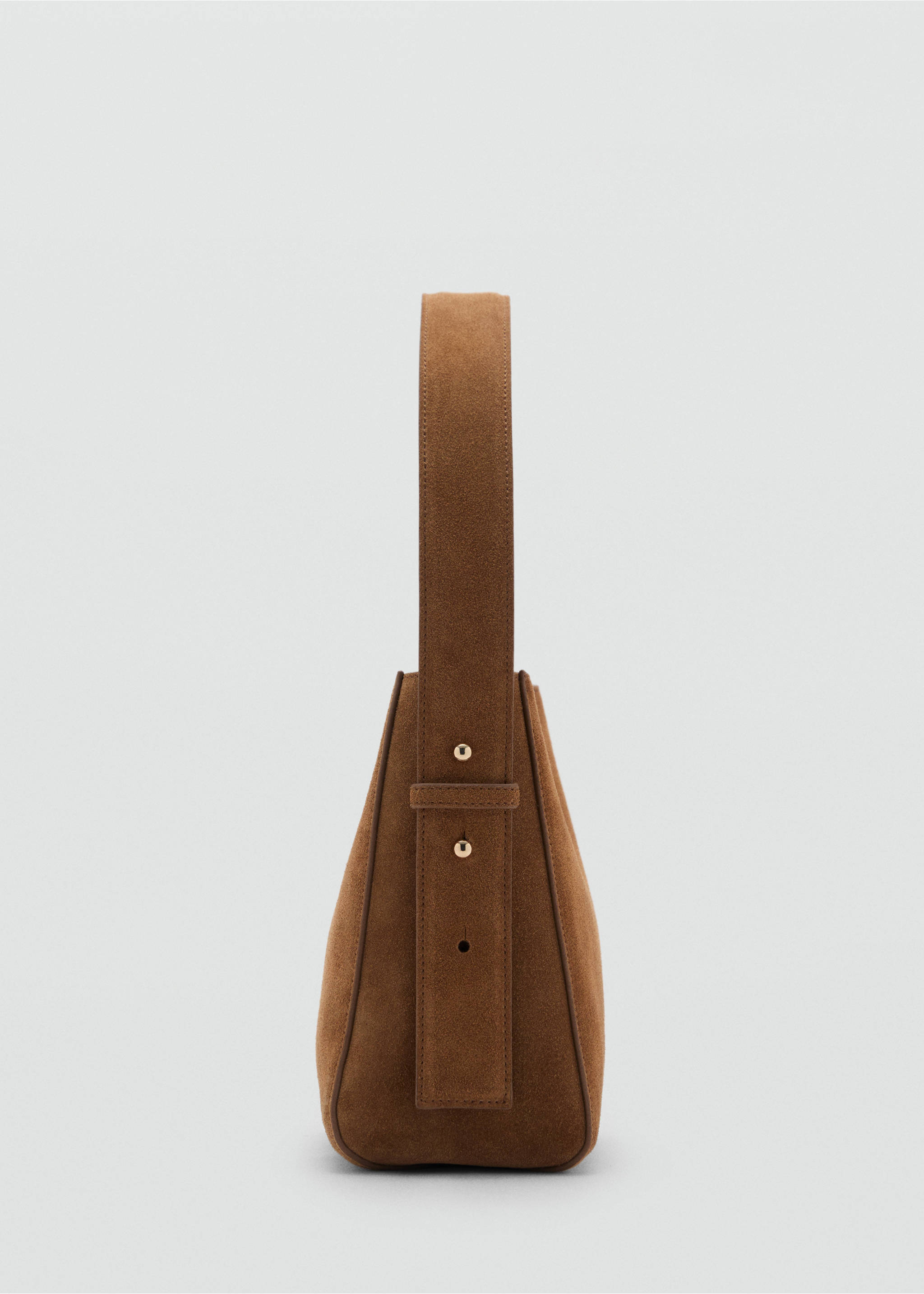 Suede mini shopper bag - Details of the article 1, Leather. Ref: 87020431-00.