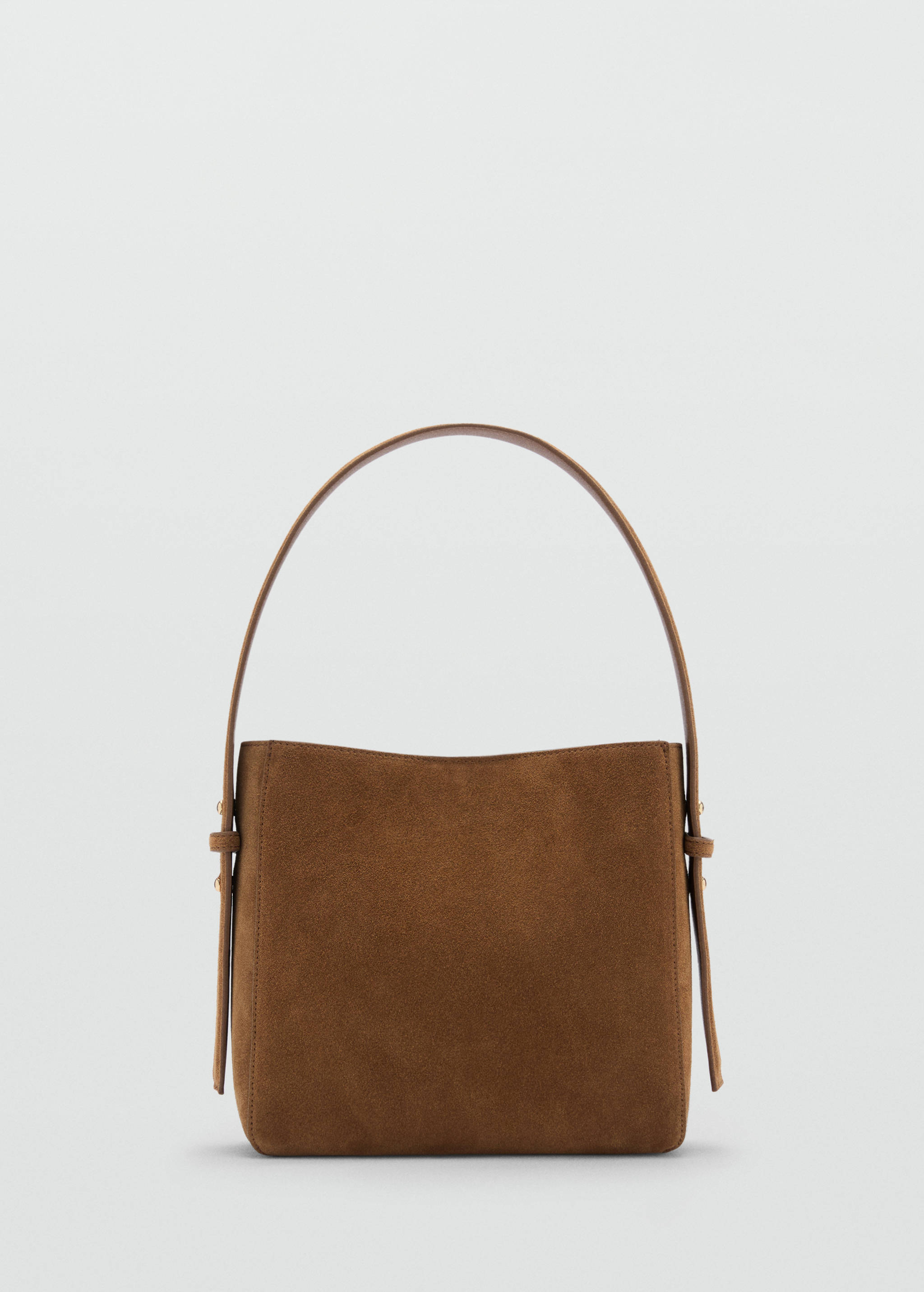 Suede mini shopper bag - Article without model