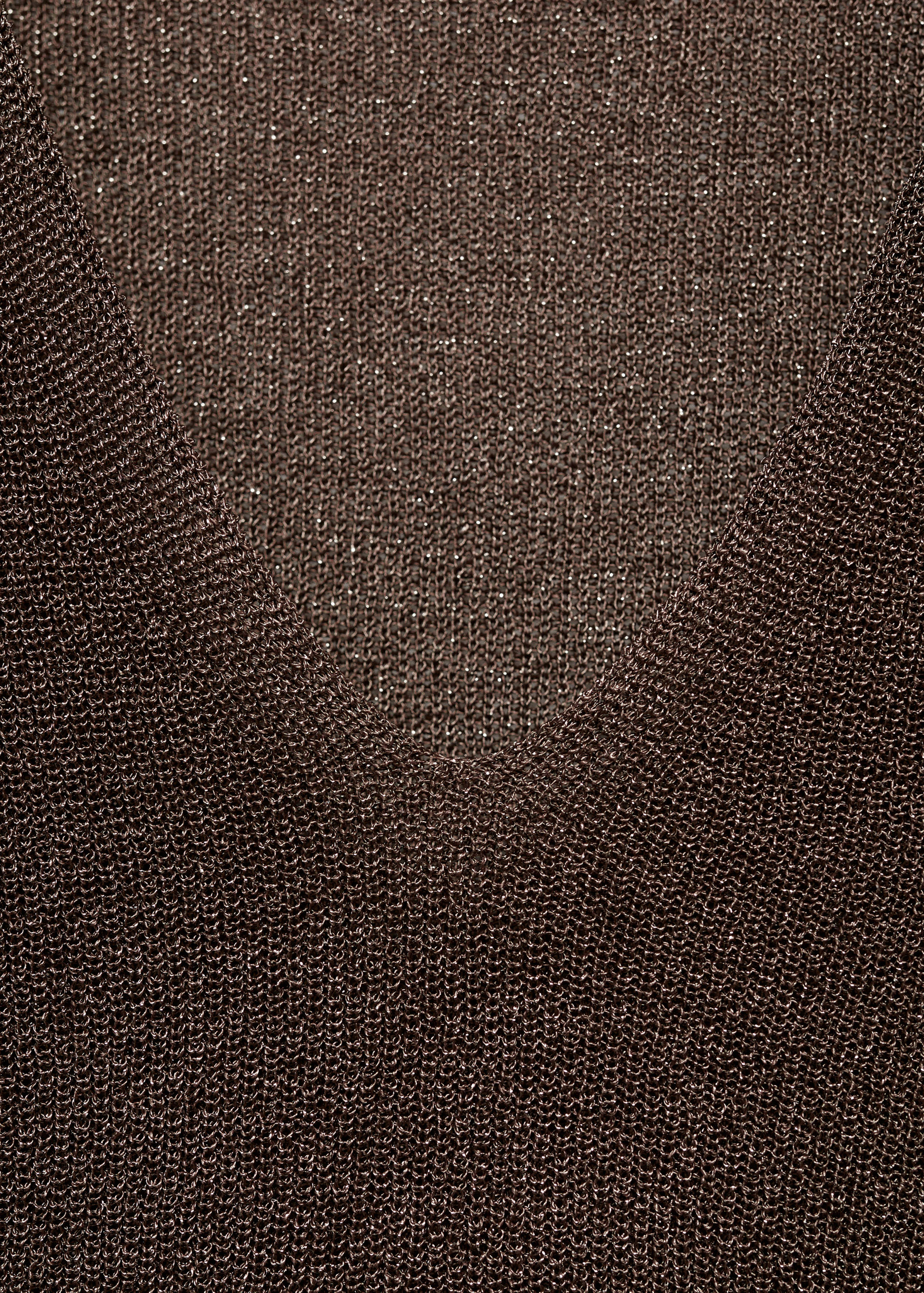 V-neck lurex sweater - Details of the article 8