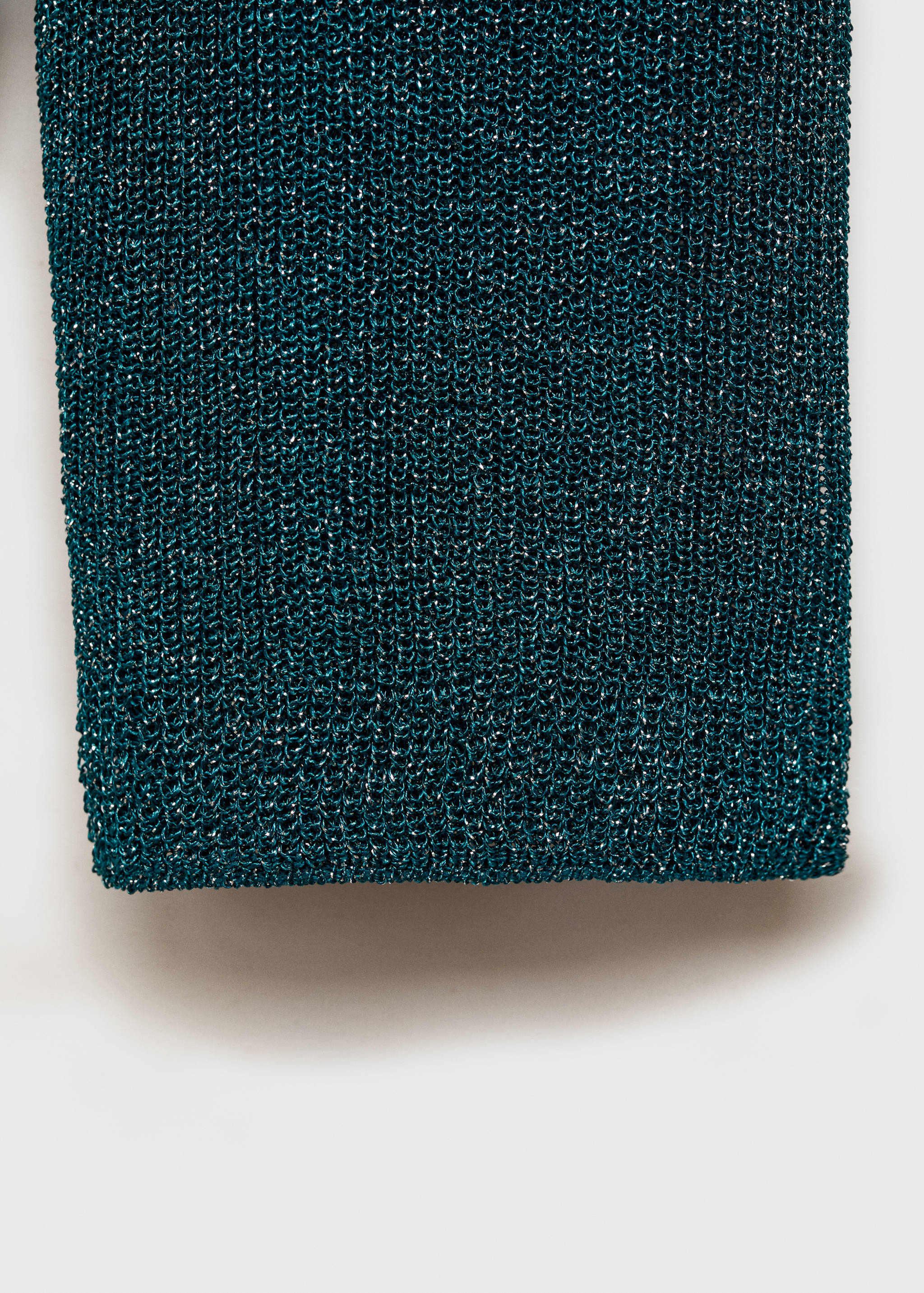 V-neck lurex sweater - Details of the article 0