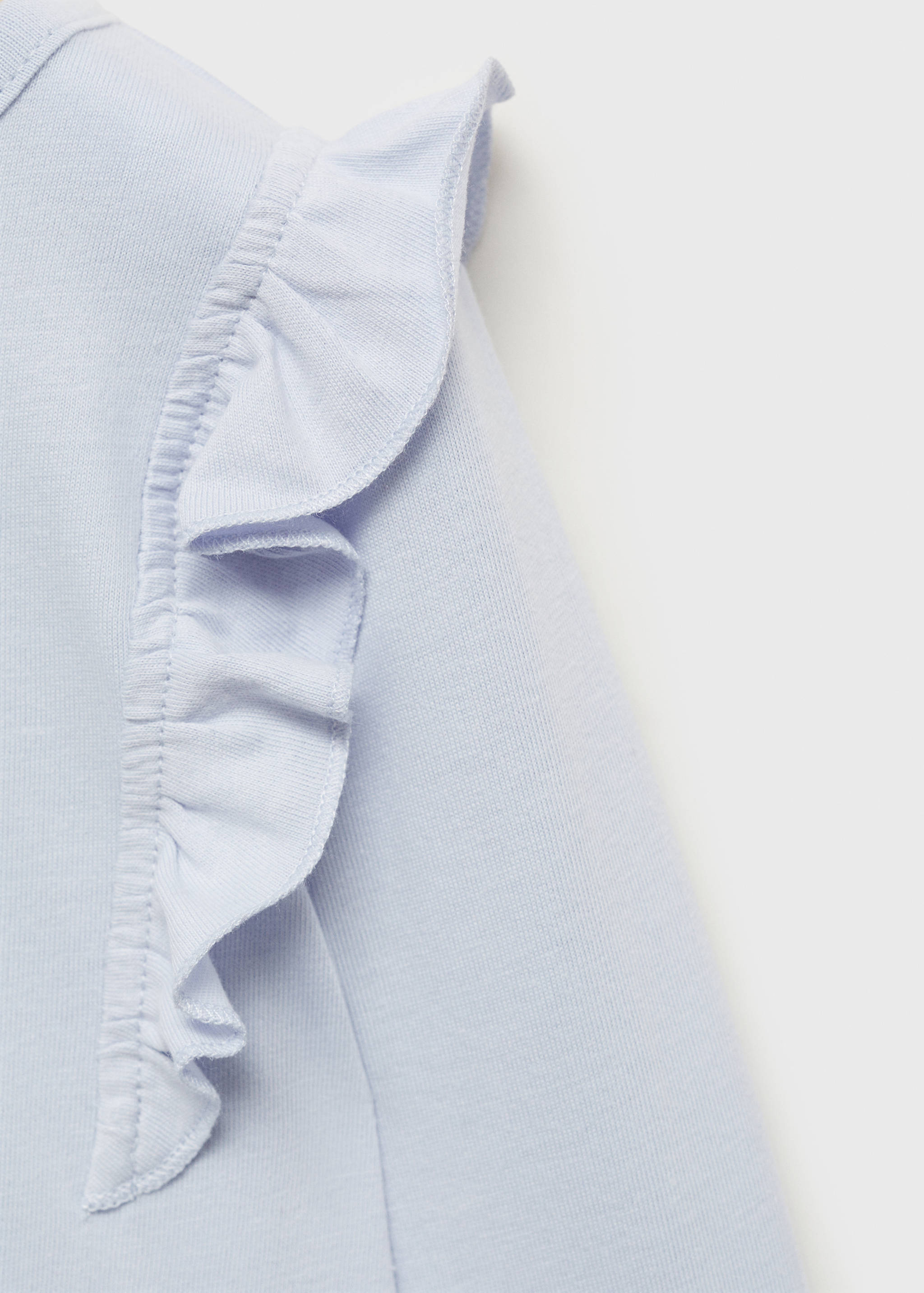 Long -sleeved t-shirt with ruffles - Details of the article 8