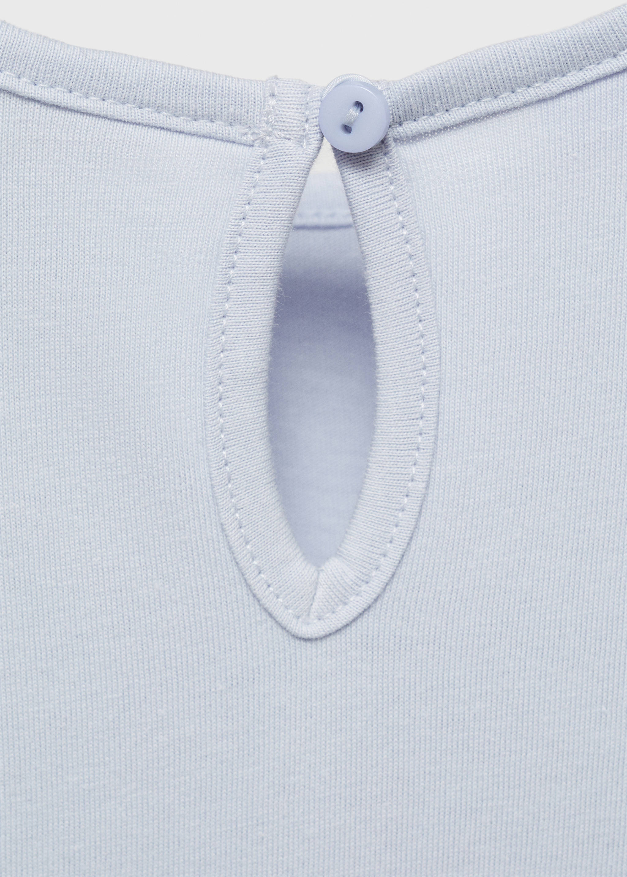 Long -sleeved t-shirt with ruffles - Details of the article 0