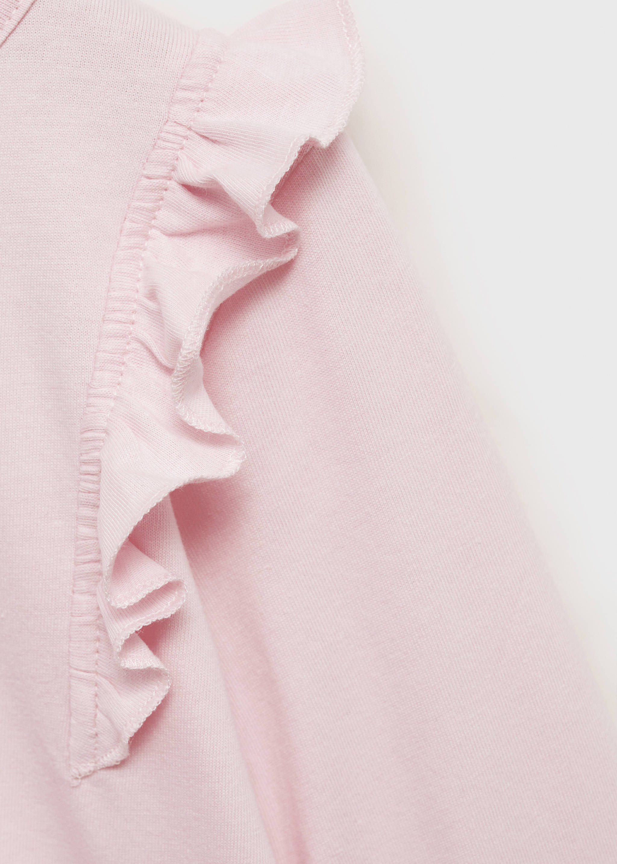 Long -sleeved t-shirt with ruffles - Details of the article 8