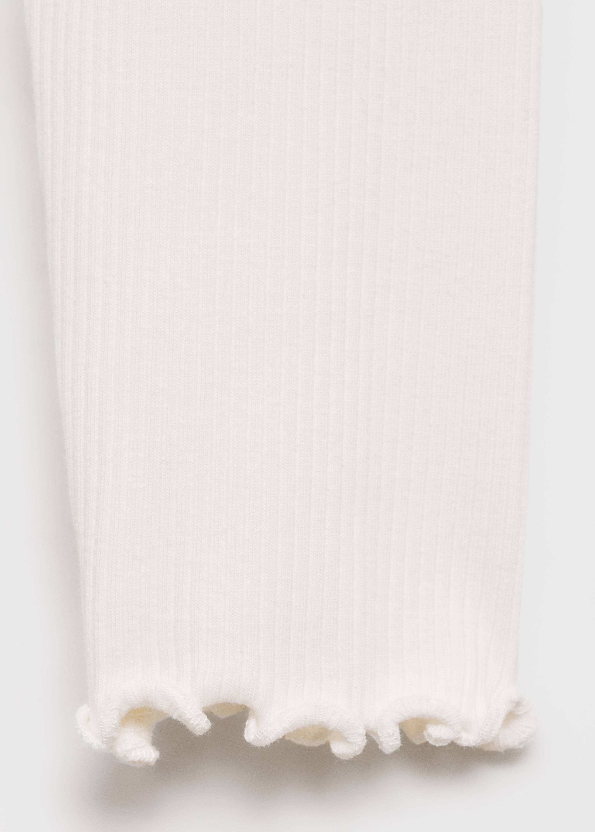 Ribbed high neck t-shirt - Details of the article 0