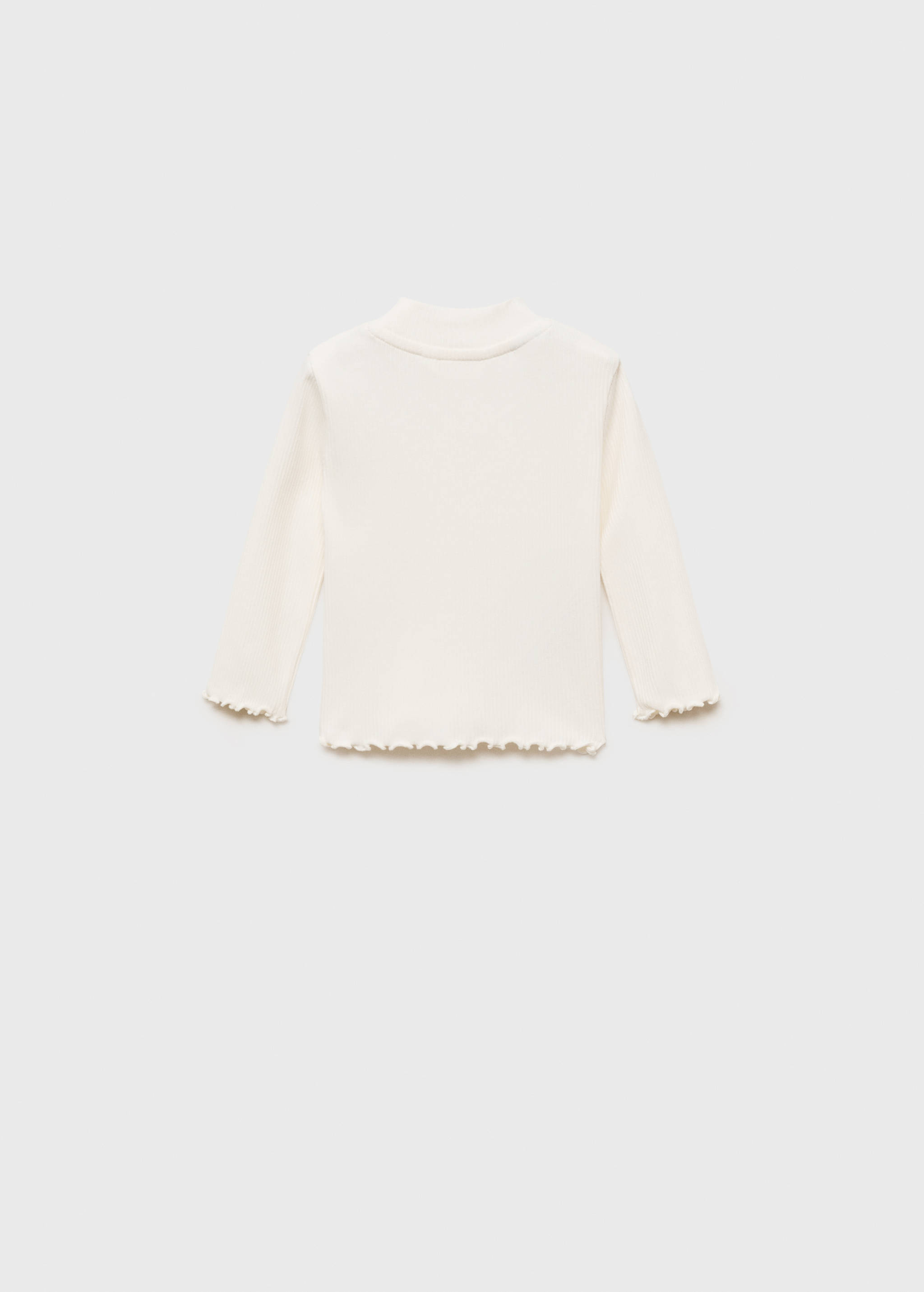 Samarreta canalé coll alt - Revers de l'article