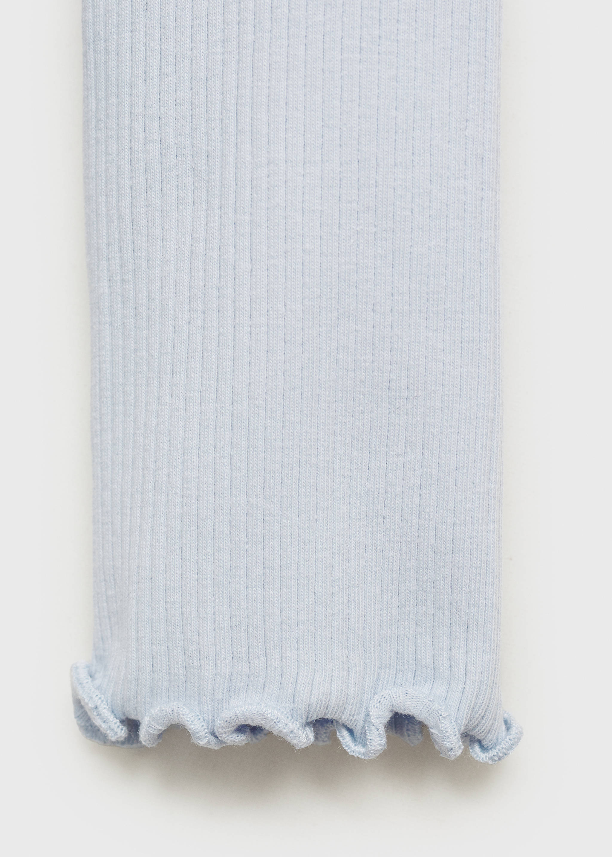 Ribbed high neck t-shirt - Details of the article 0