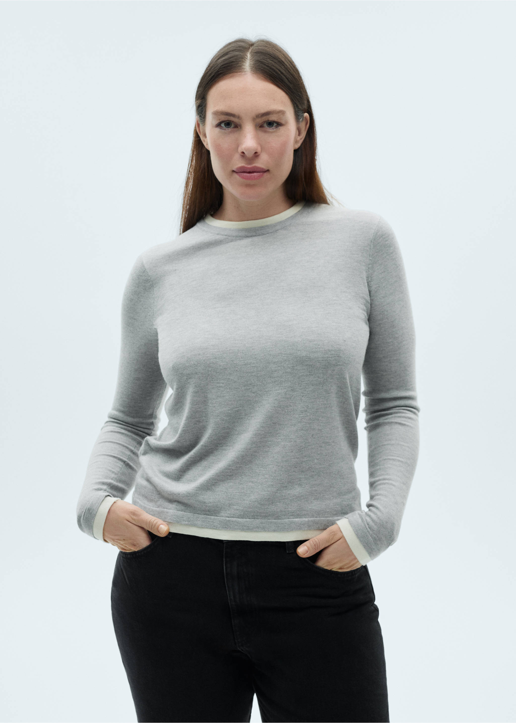 Jean Matilda droit taille normale - Détail de l'article 5, Black denim. Ref: 87020450-00.