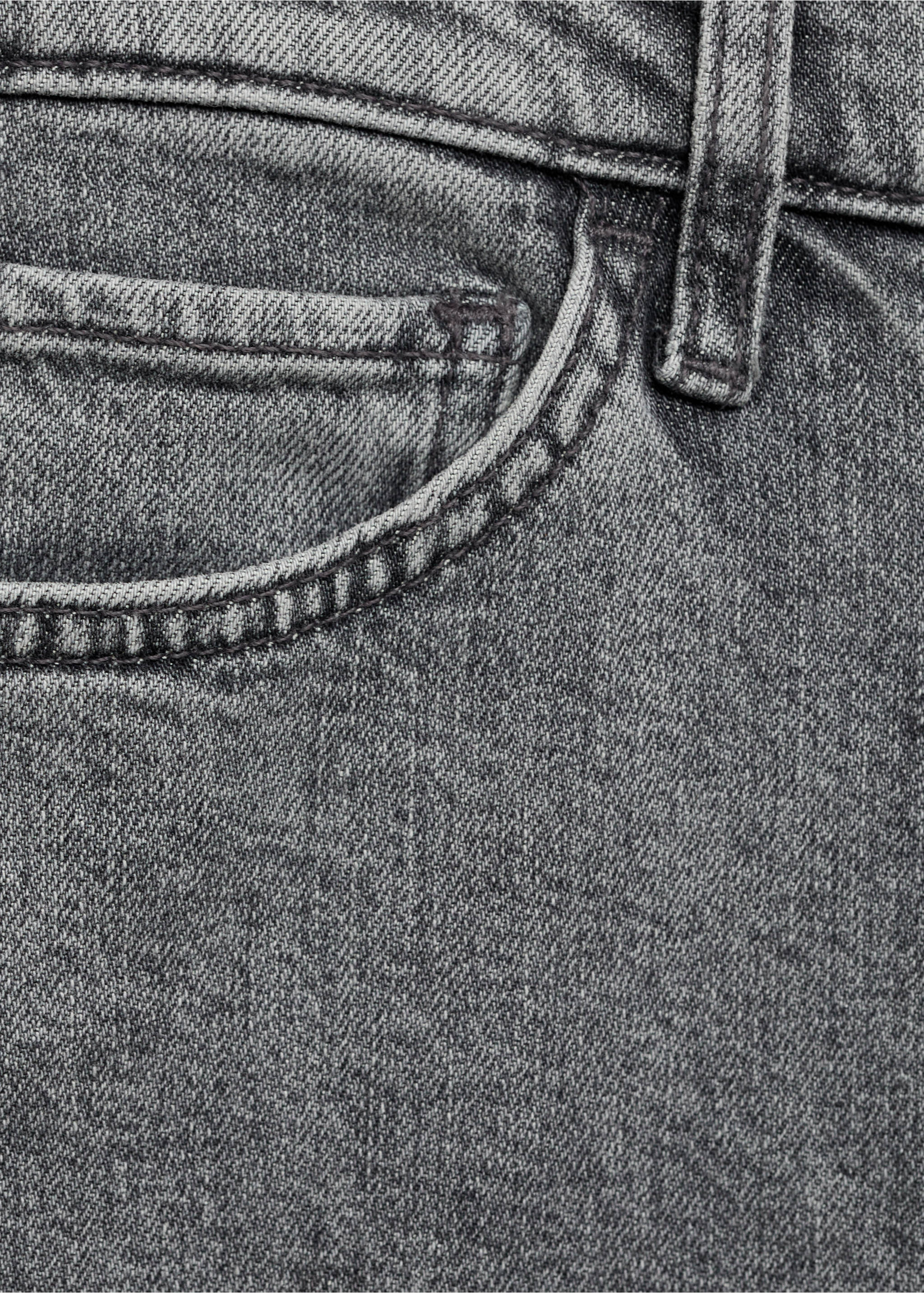 Claudia slim-fit cropped jeans - Details of the article 8, Open Grey. Ref: 87020451-00.