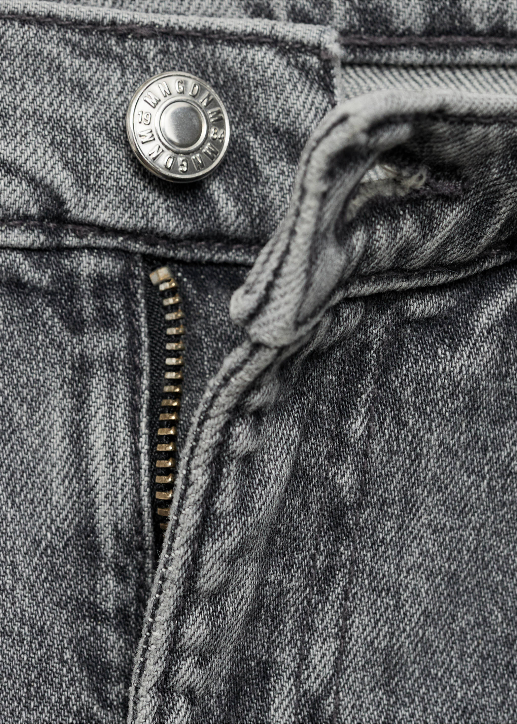 Claudia slim-fit cropped jeans - Details of the article 0, Open Grey. Ref: 87020451-00.