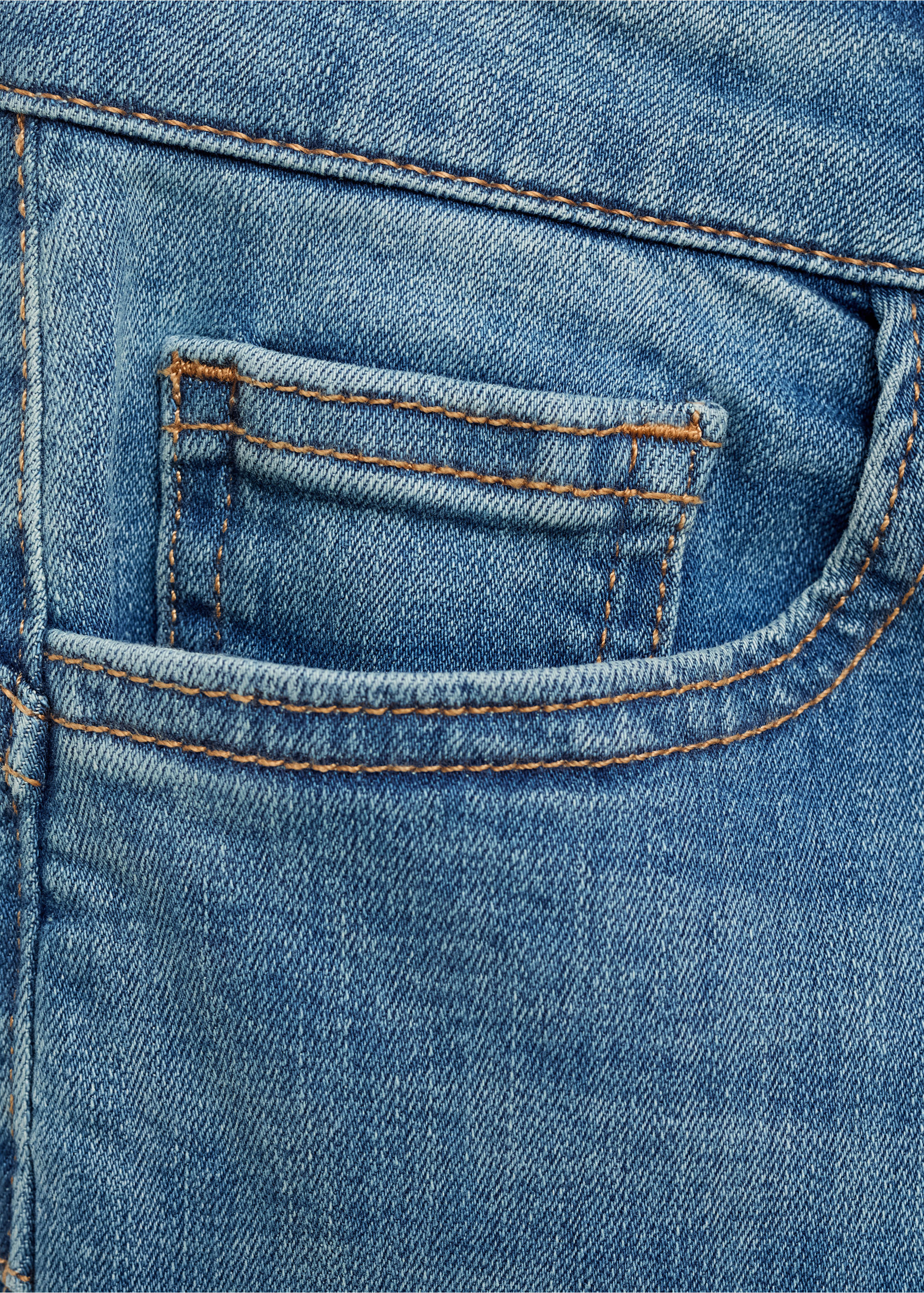 Jeans Pushup skinny tiro bajo - Detalle del artículo 0, Azul medio. Ref: 87020454-00.