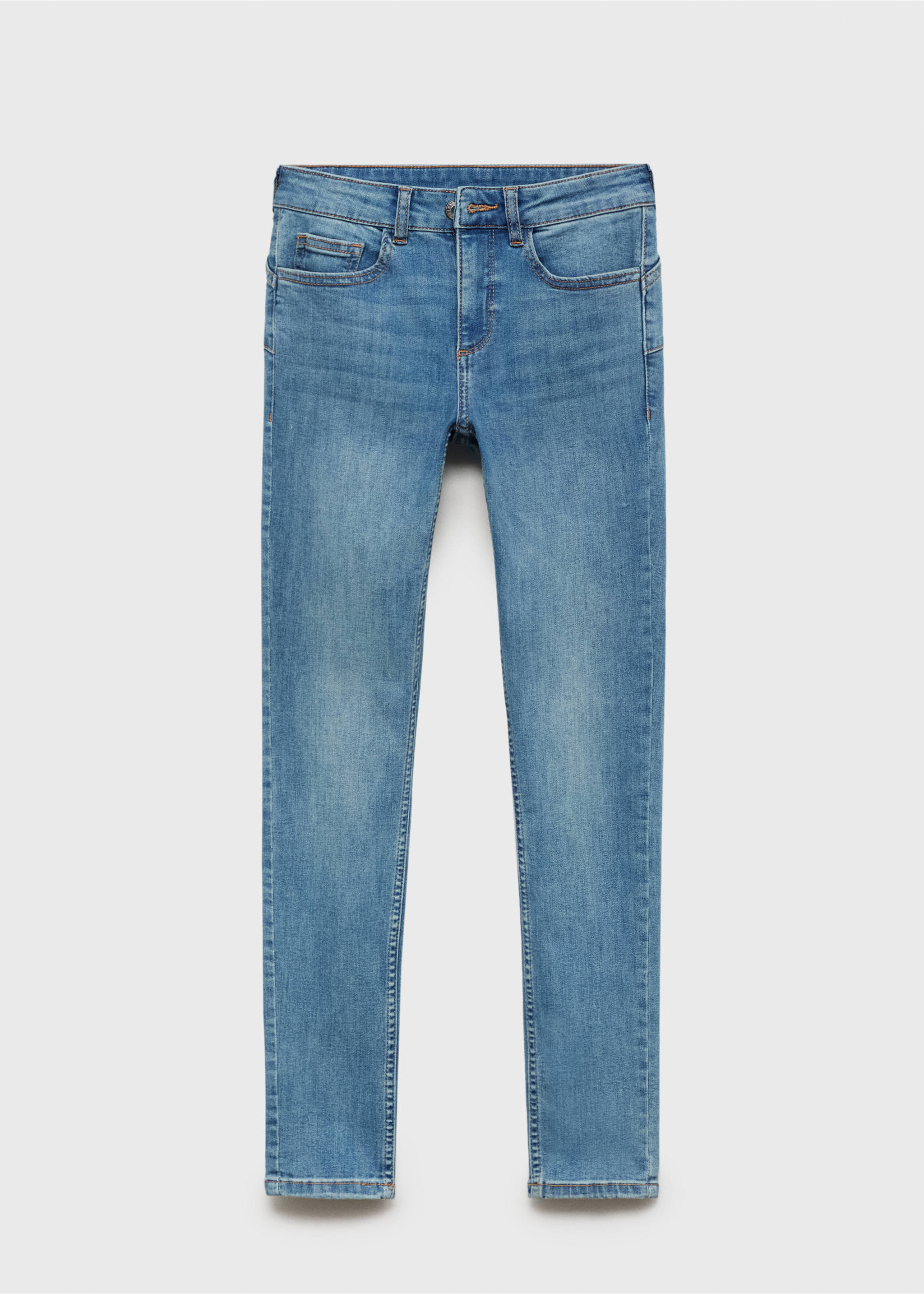 Jeans Pushup skinny tiro bajo - Artículo sin modelo, Azul medio. Ref: 87020454-00.