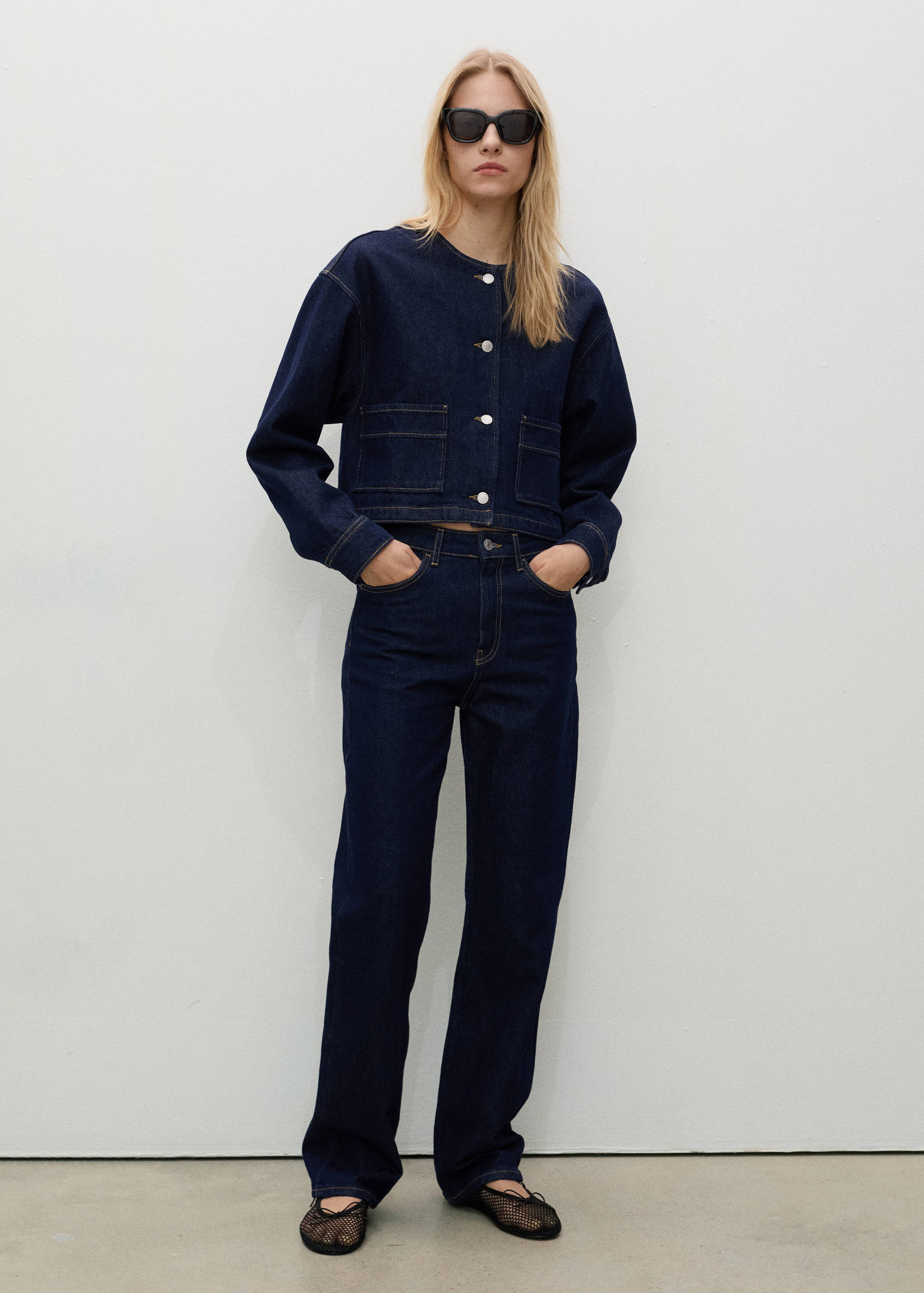 Matilda straight-fit rinse-wash jeans - General plane