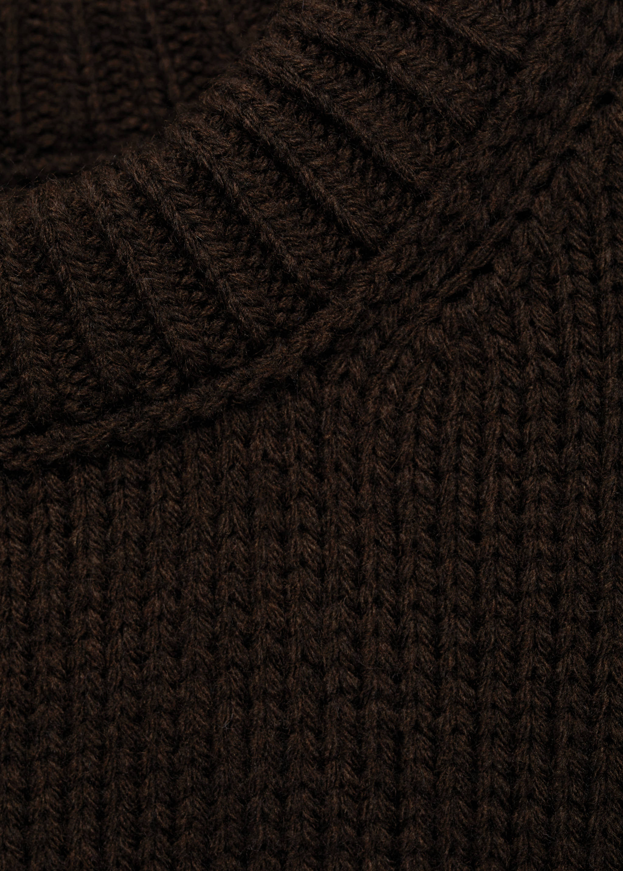 Chunky-knit sweater with ribbed trims - Details of the article 8
