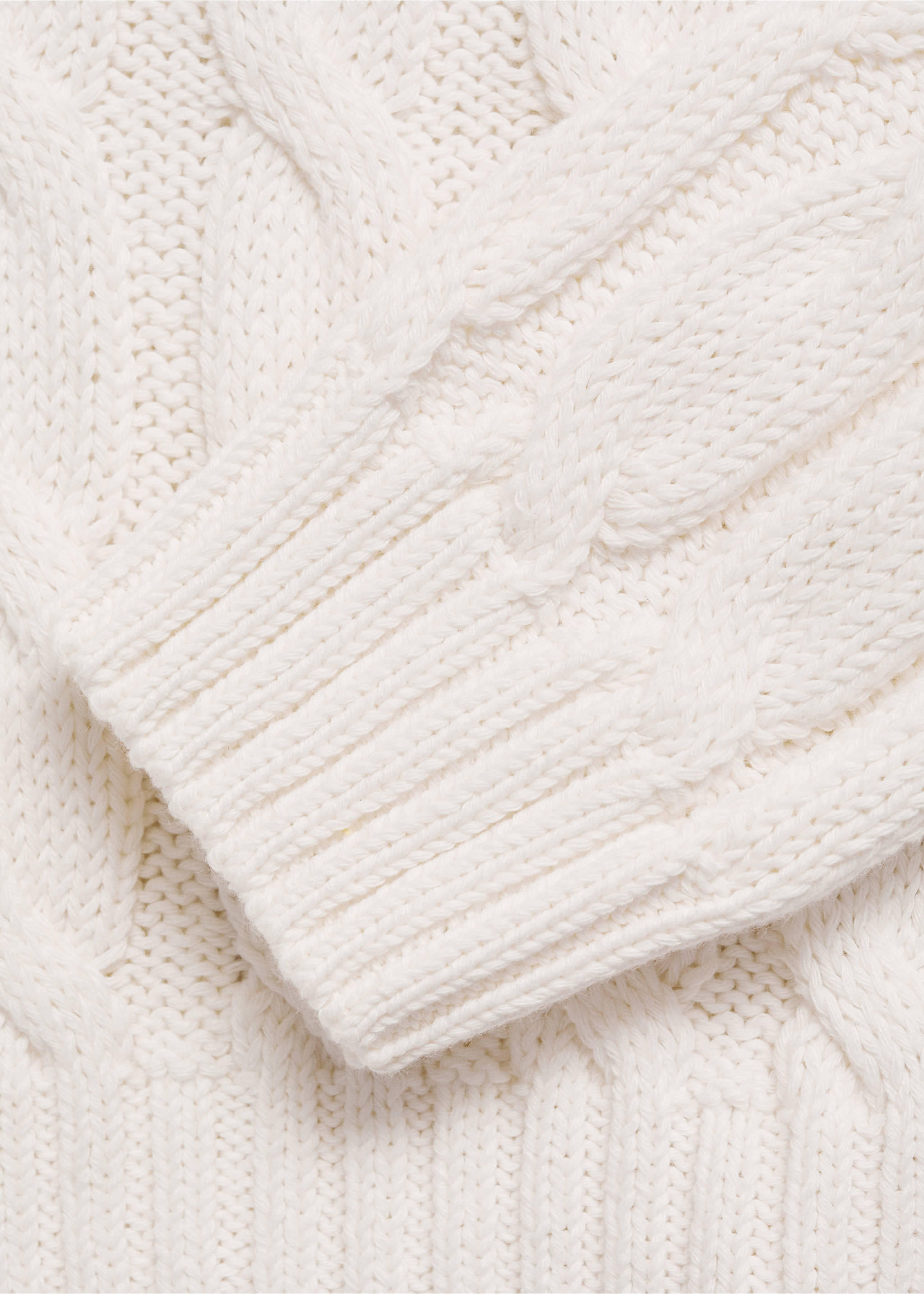 Pullover maglia intrecciato - Dettaglio dell'articolo 0, Grezzo. Ref: 87020458-00.