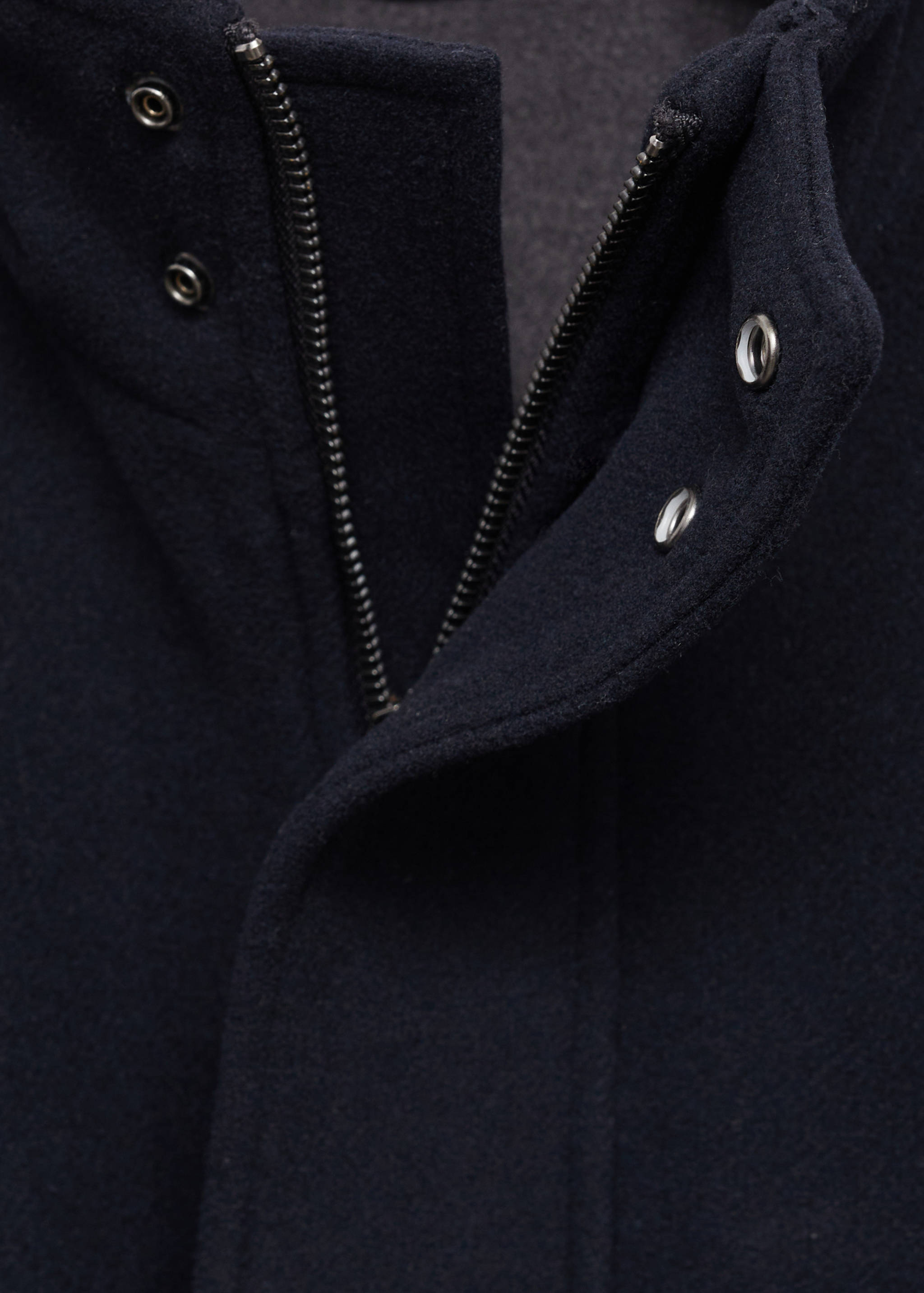 Quilted wool inner coat - Details of the article 8