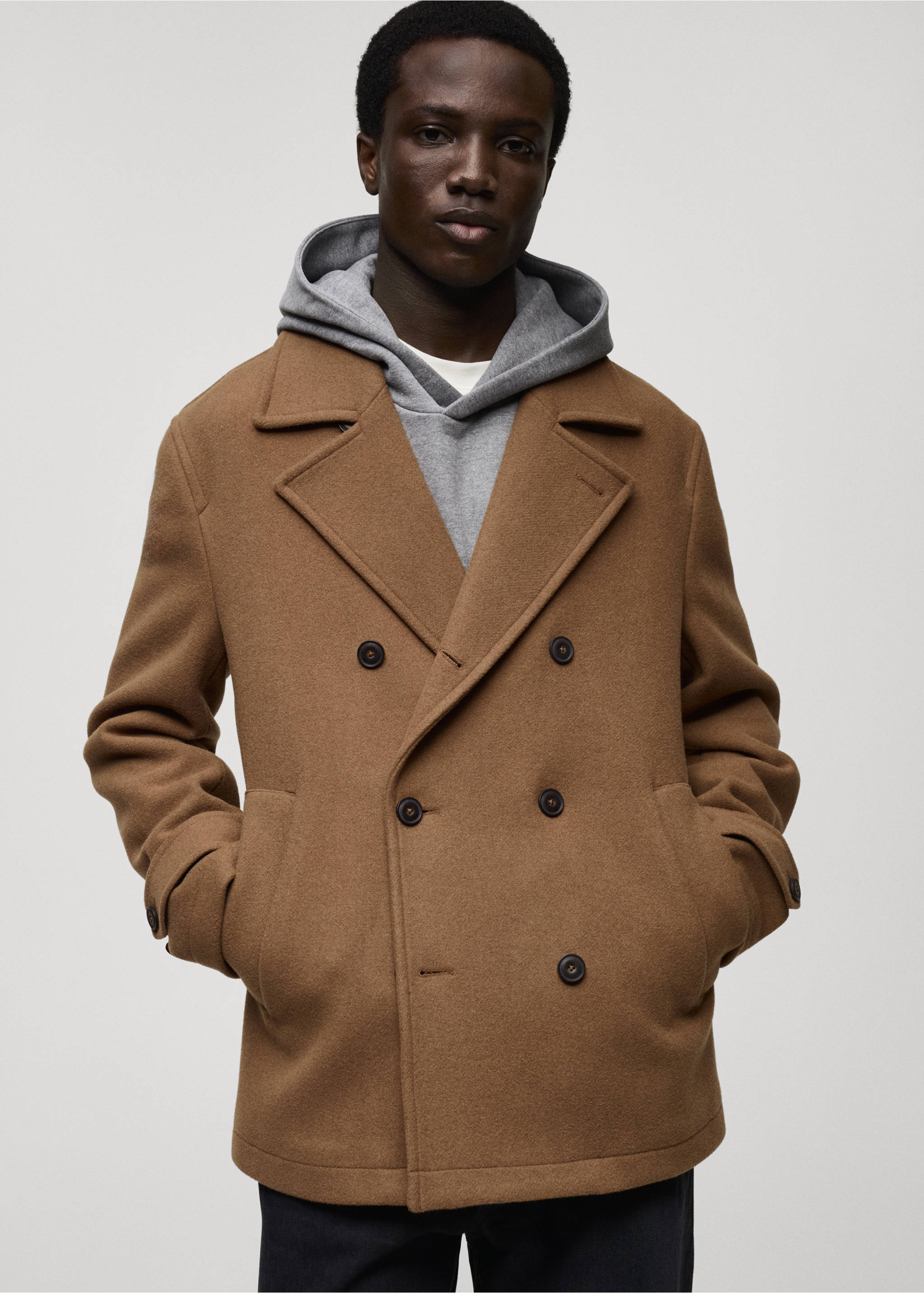 Abric llana creuat - Pla mig, Marró mitjà. Ref: 87020579-00.