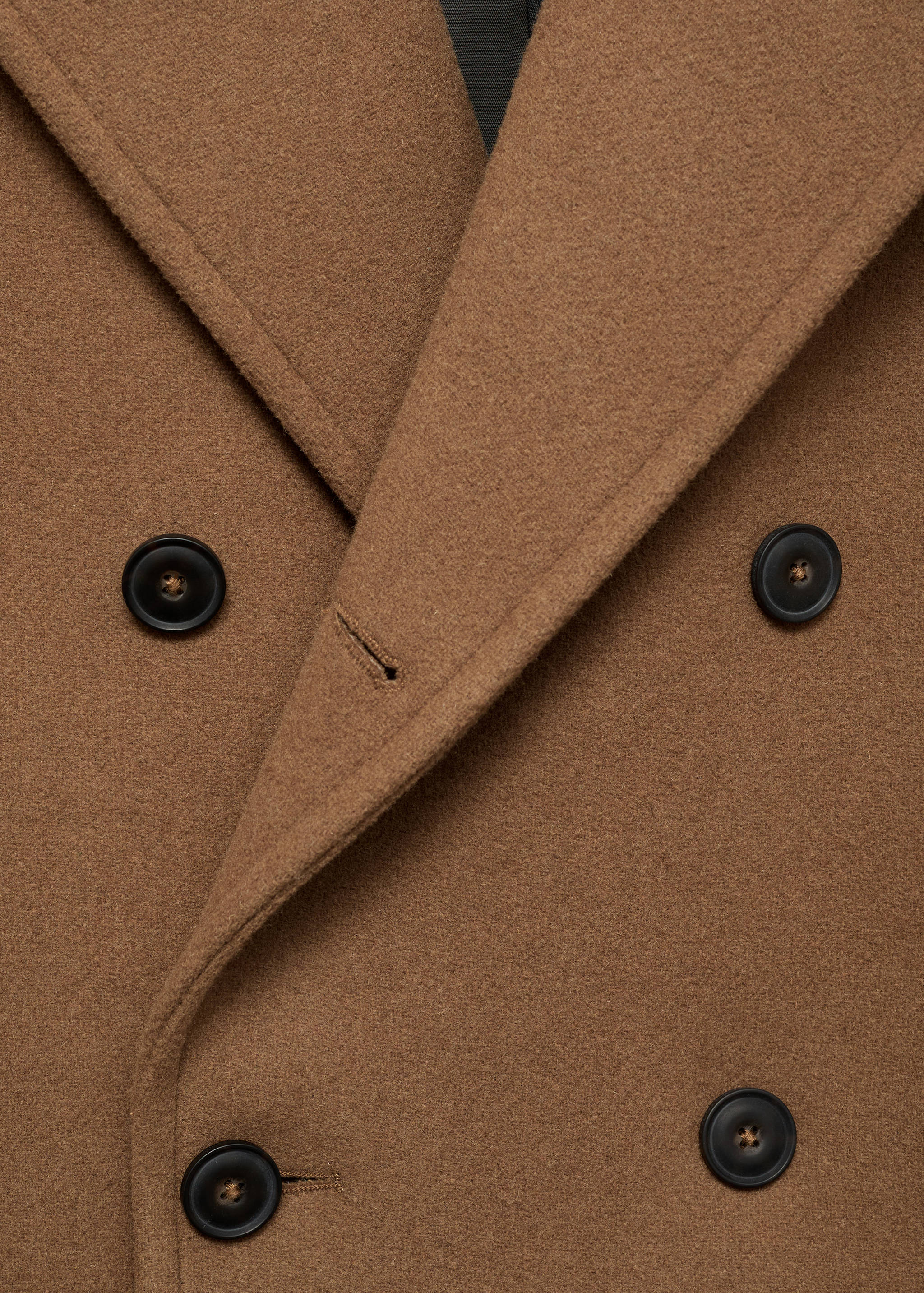 Wool double-breasted coat - Details of the article 8