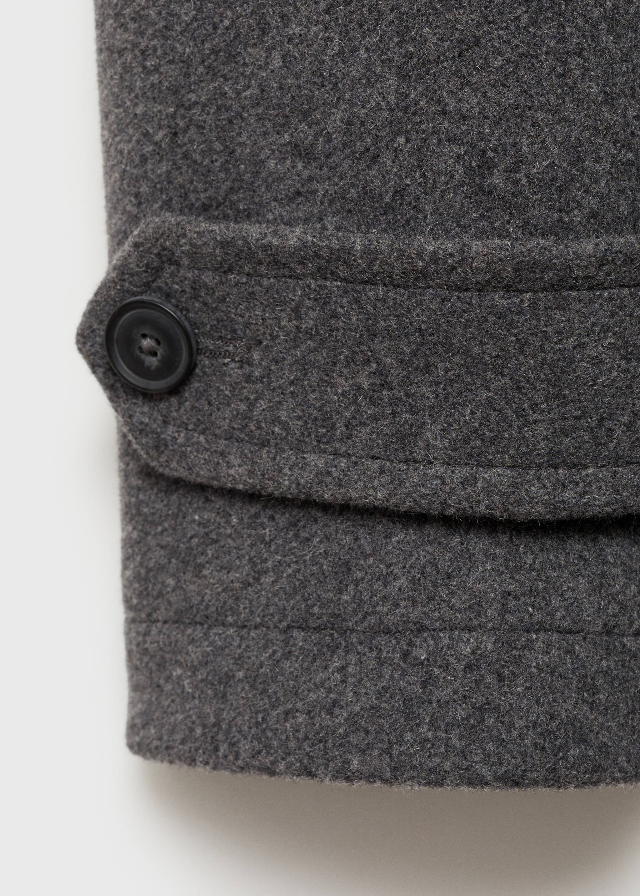 Wool double-breasted coat - Details of the article 8