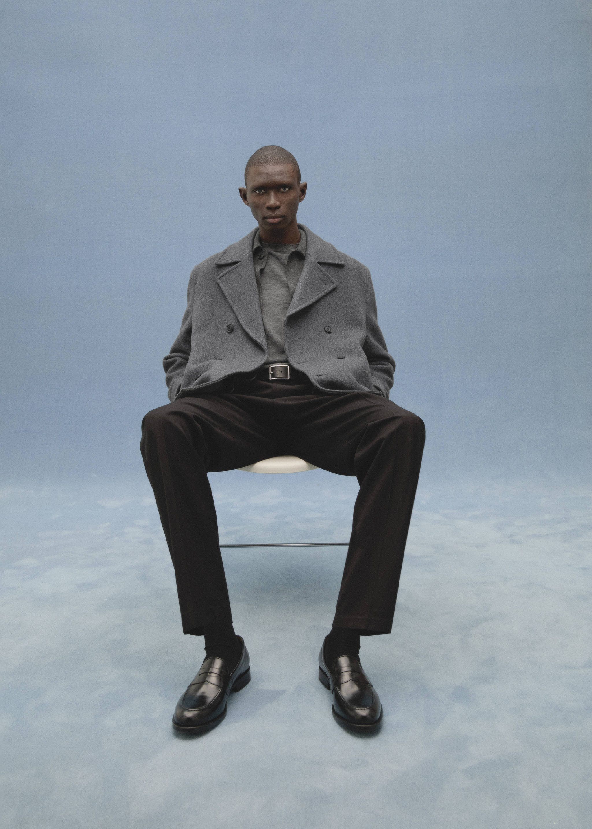 Wool double-breasted coat - Details of the article 5