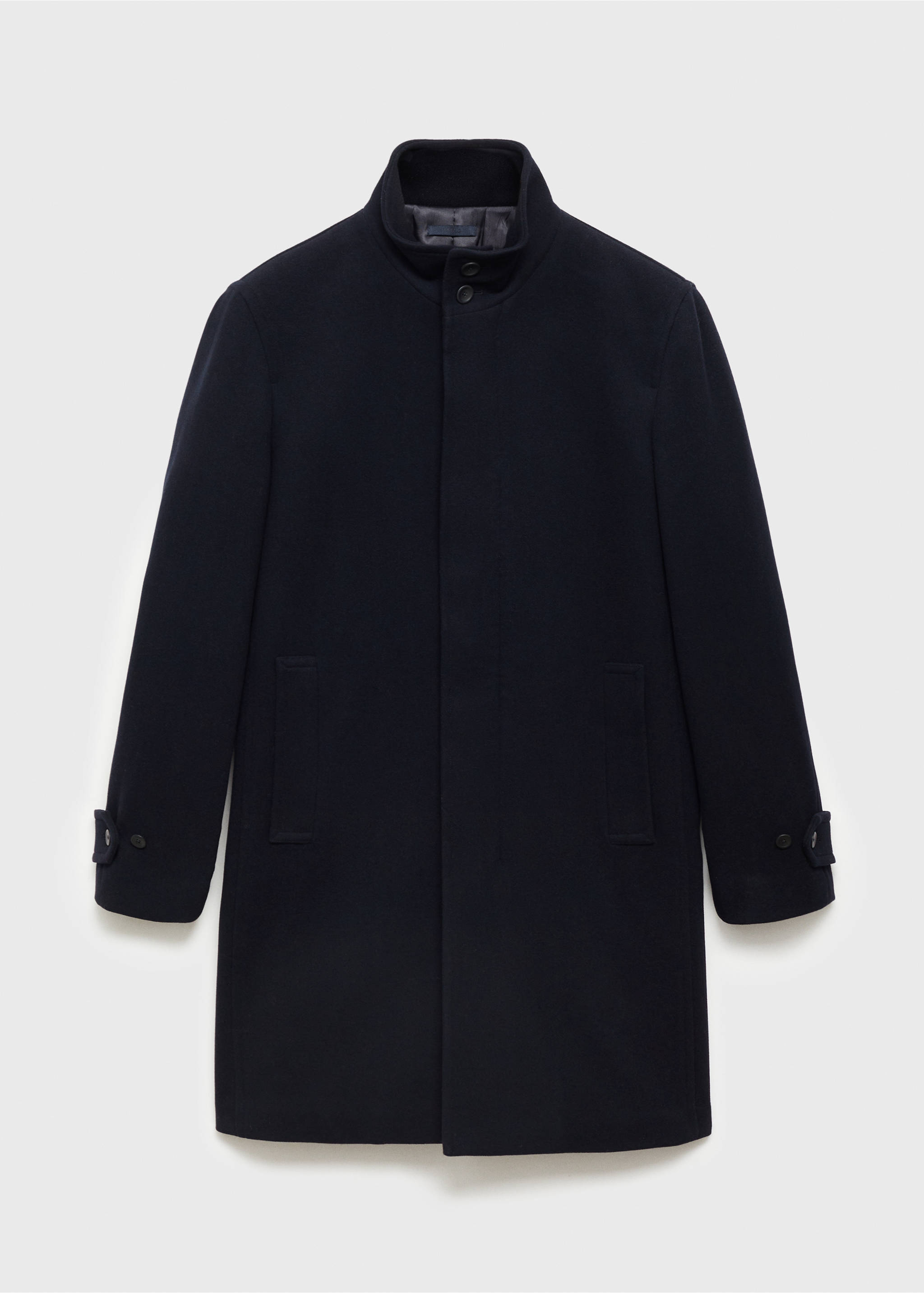 Quilted wool inner coat - Article without model, Dark Navy. Ref: 87020580-00.