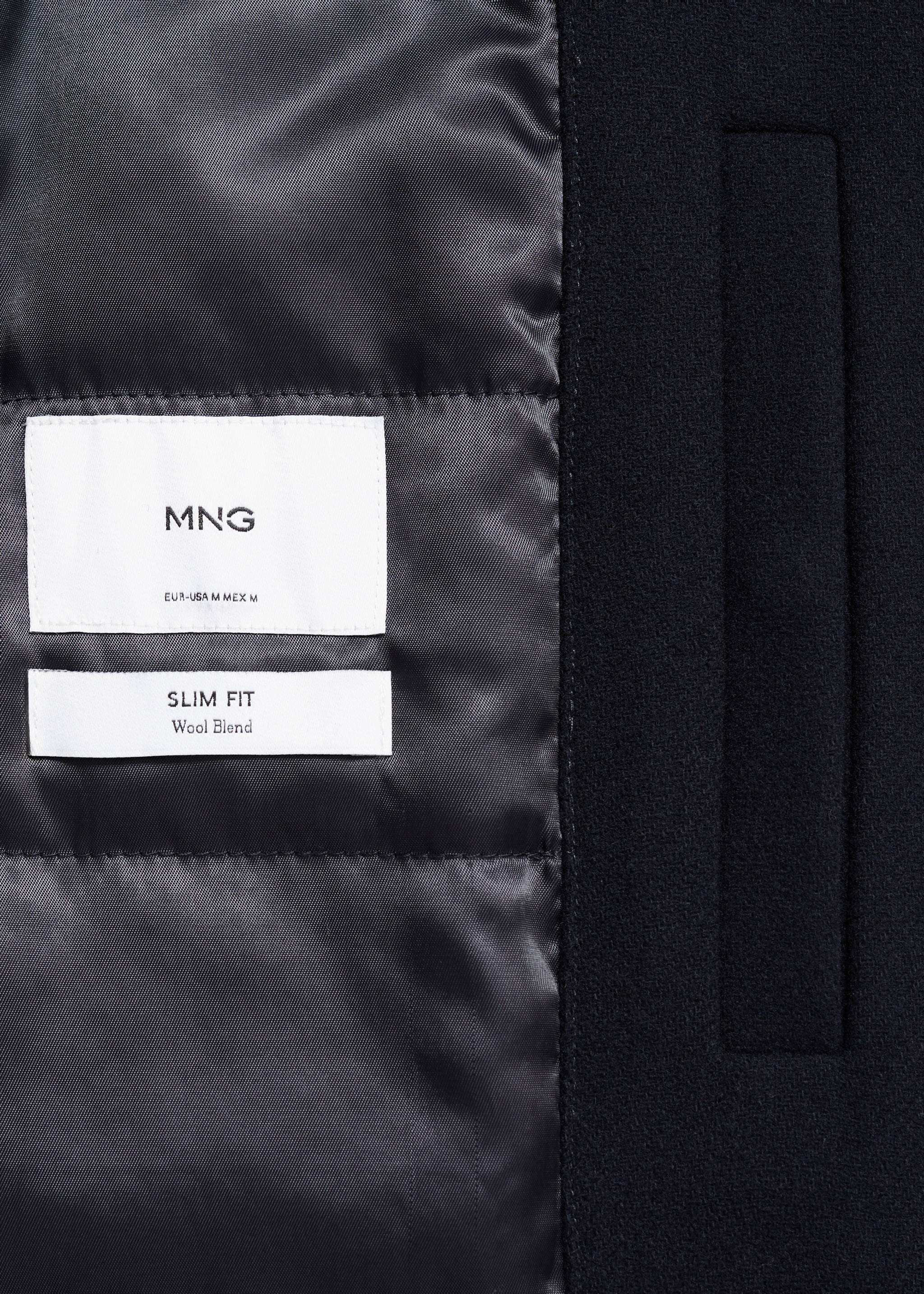 Quilted wool inner coat - Details of the article 0
