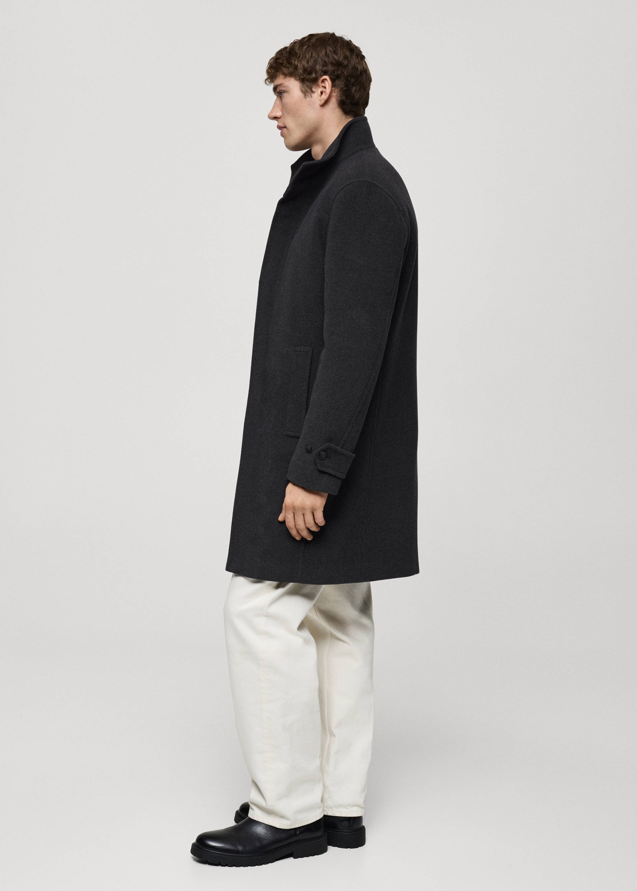Quilted wool inner coat - Details of the article 2