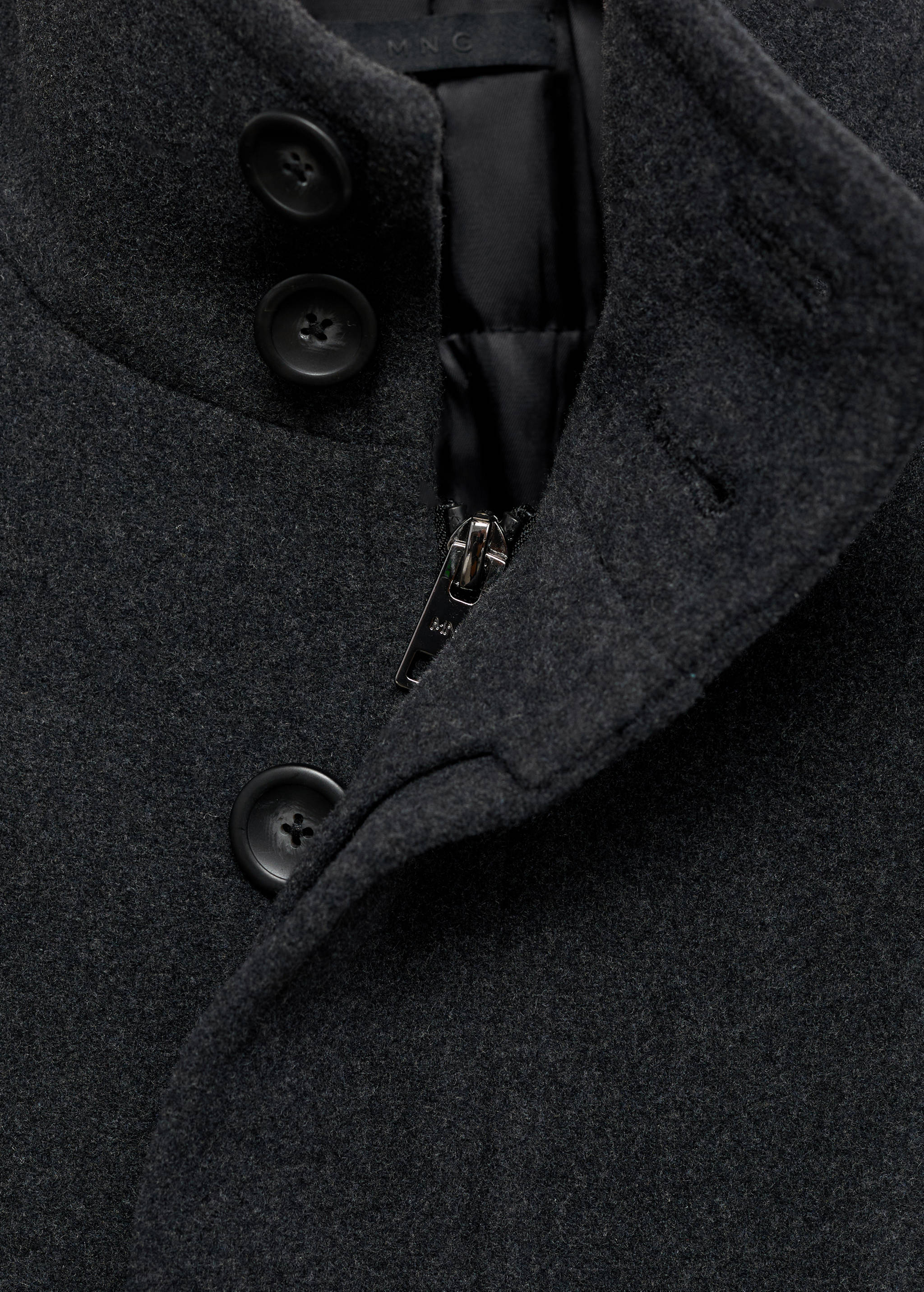 Quilted wool inner coat - Details of the article 8