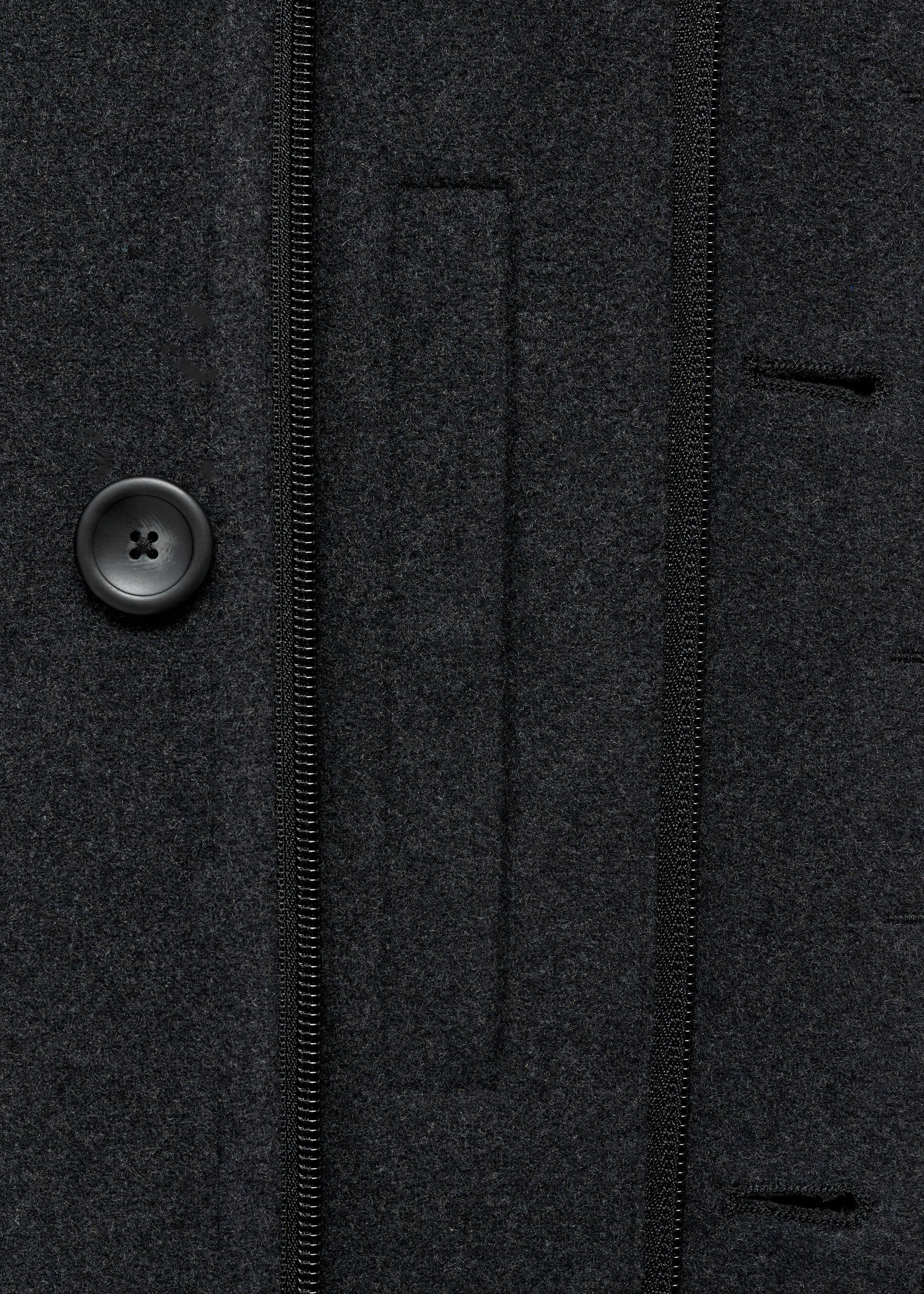 Quilted wool inner coat - Details of the article 0