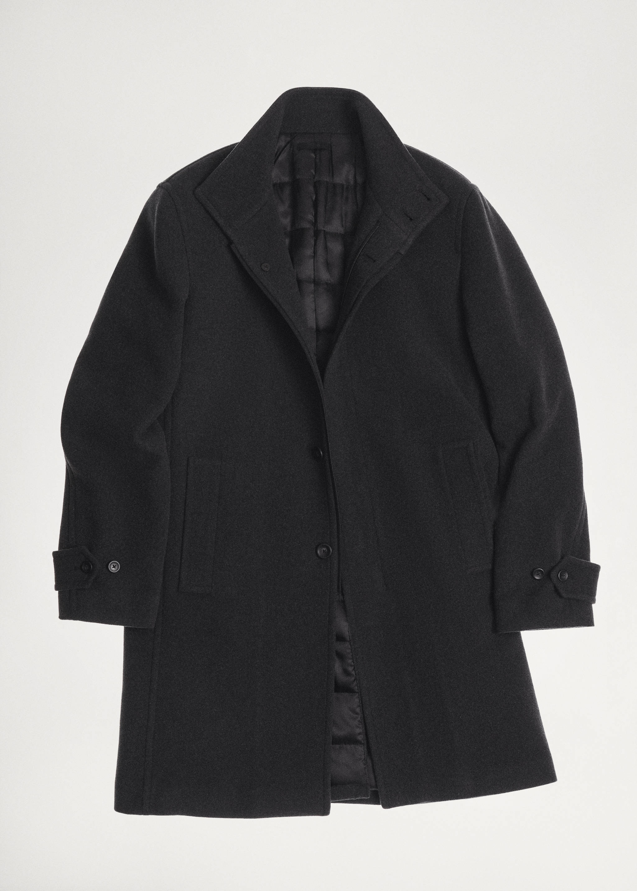 Quilted wool inner coat - Details of the article 5