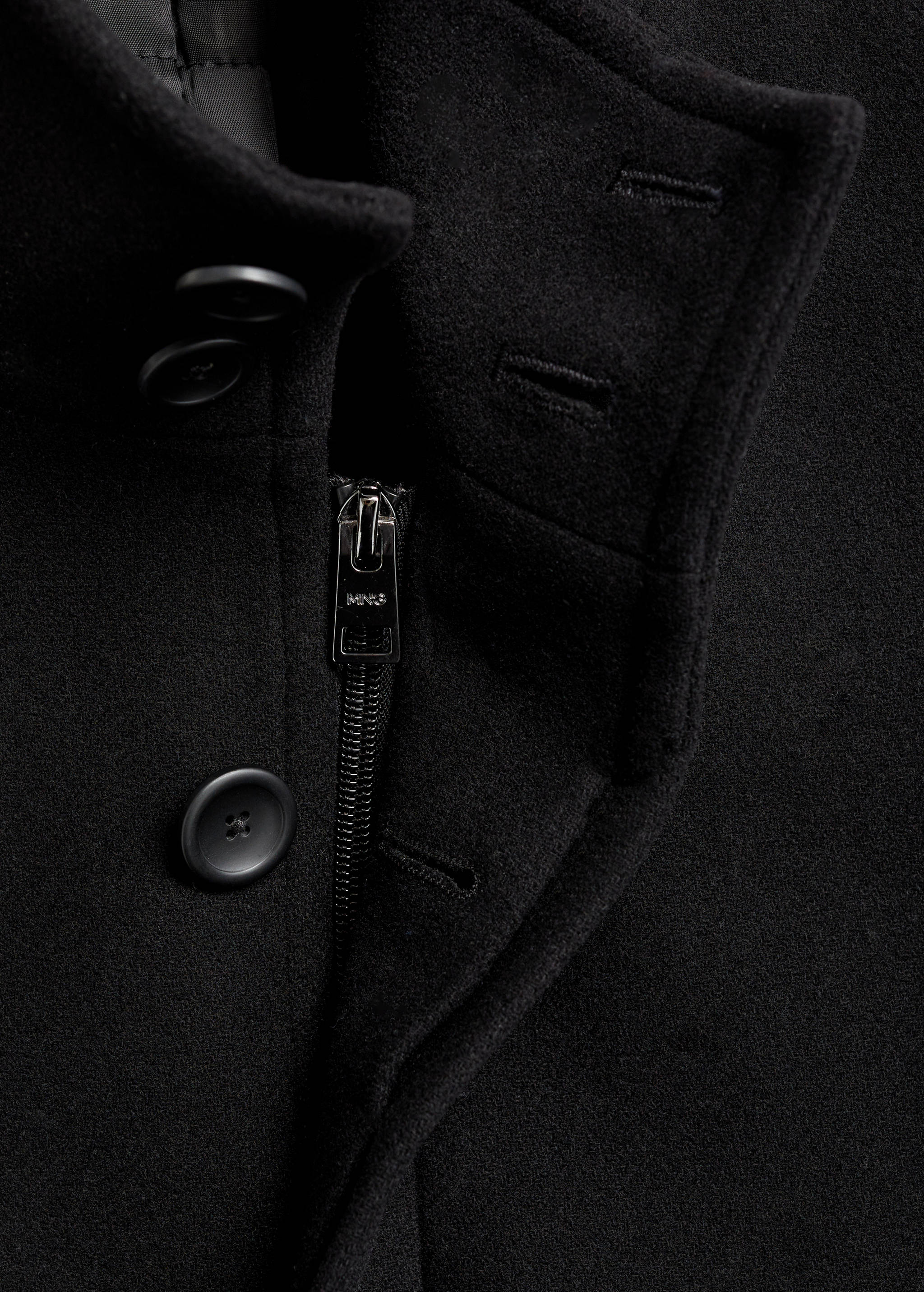 Quilted wool inner coat - Details of the article 8
