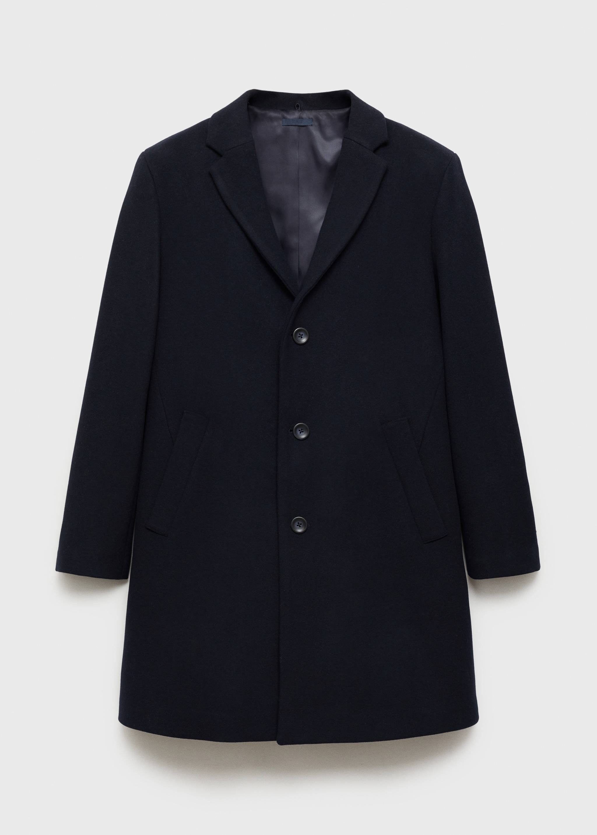 Wool coat with detachable collar - Details of the article 8