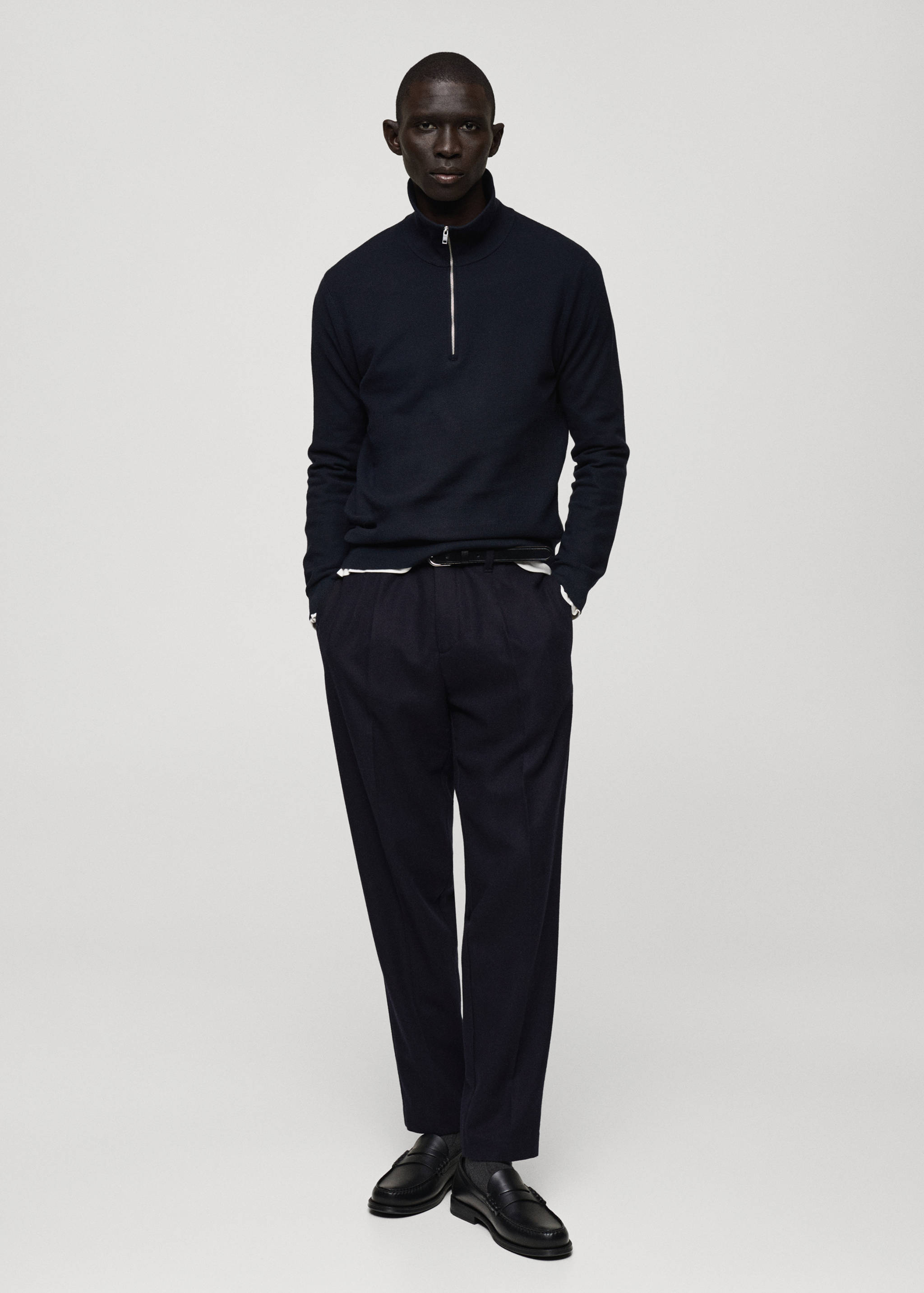 Slim-Fit-Flanellhose - Allgemeine Ansicht