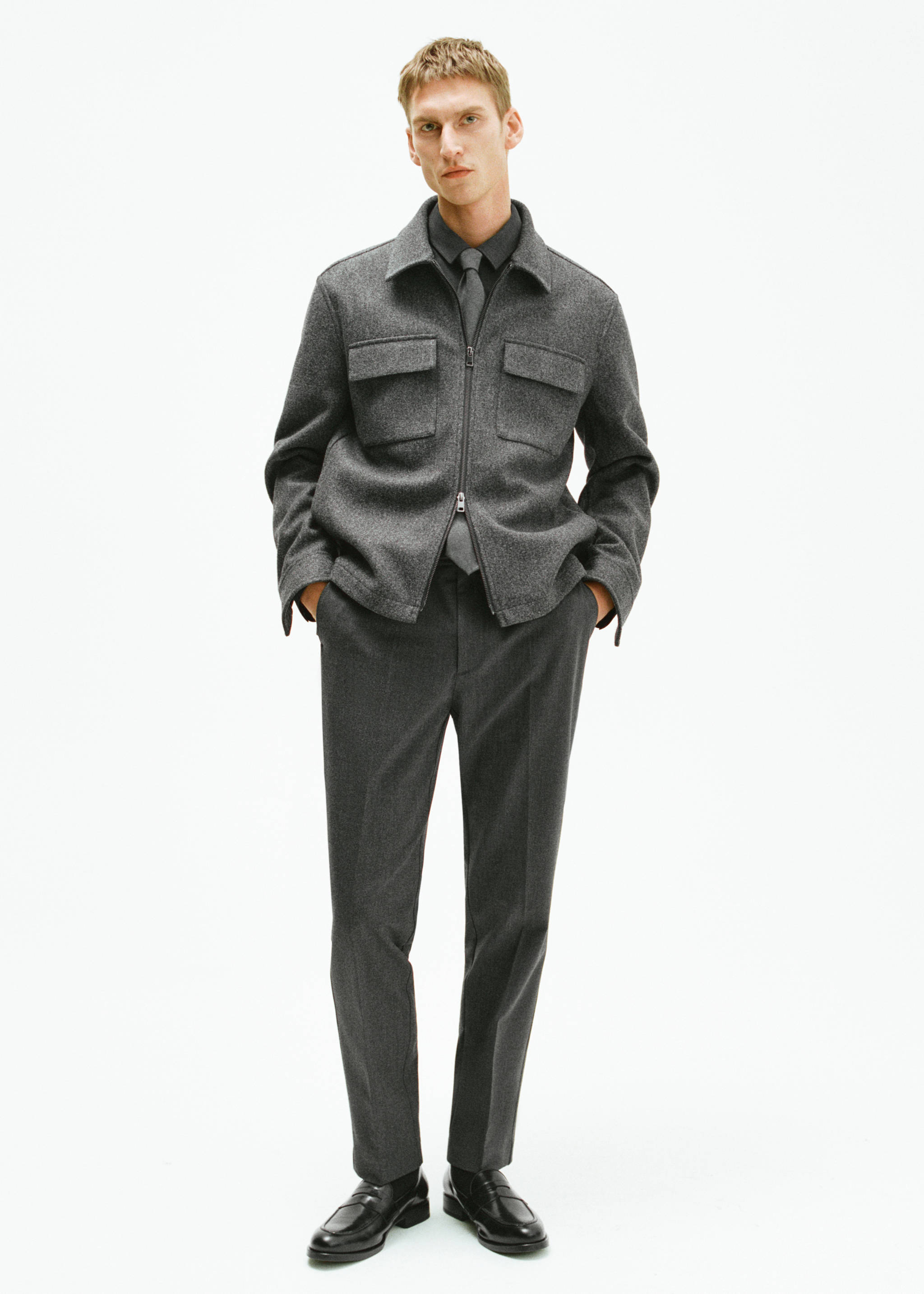 Slim-Fit-Flanellhose - Detail des Artikels 5