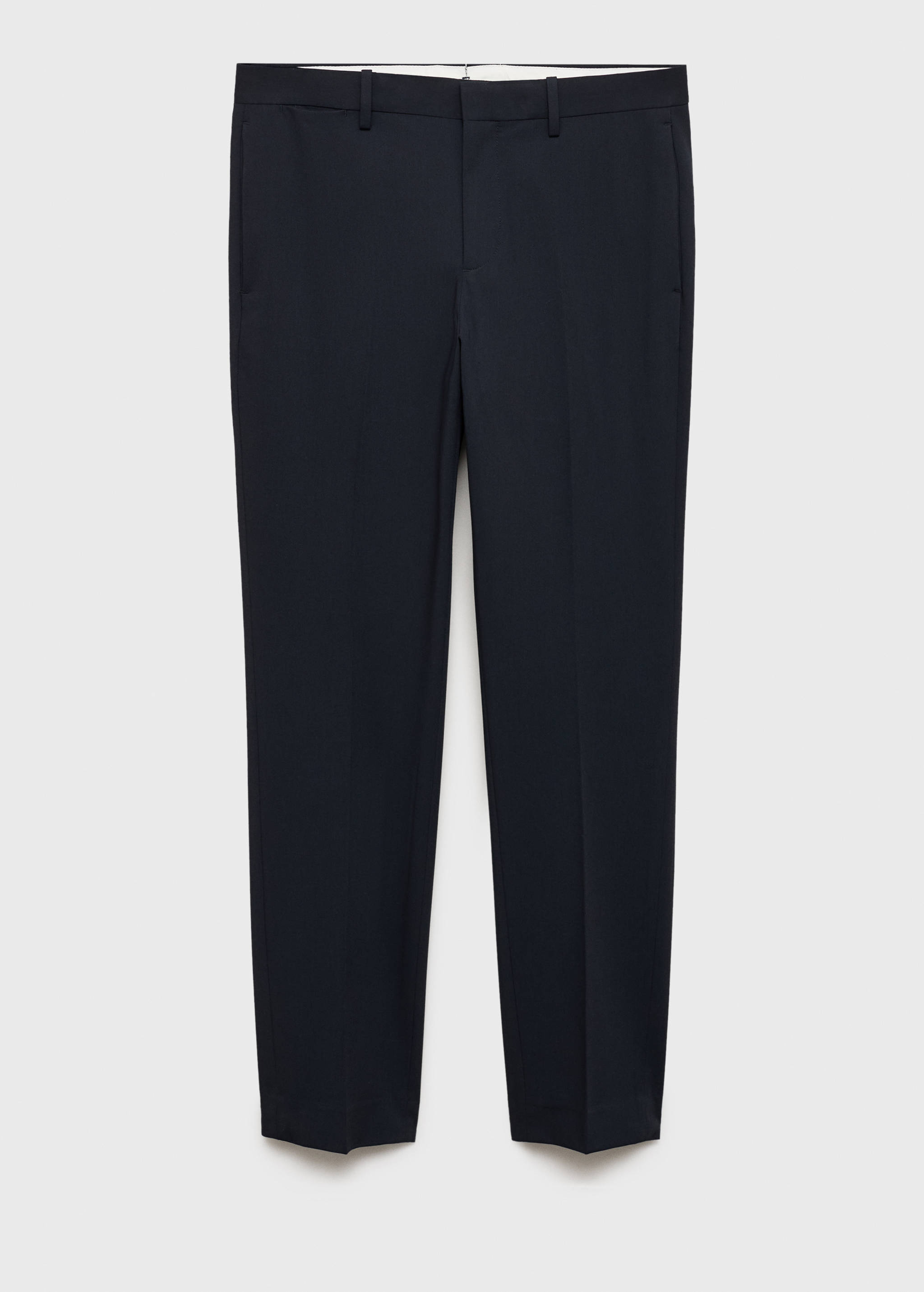 Stretch fabric super slim-fit suit trousers - Article without model